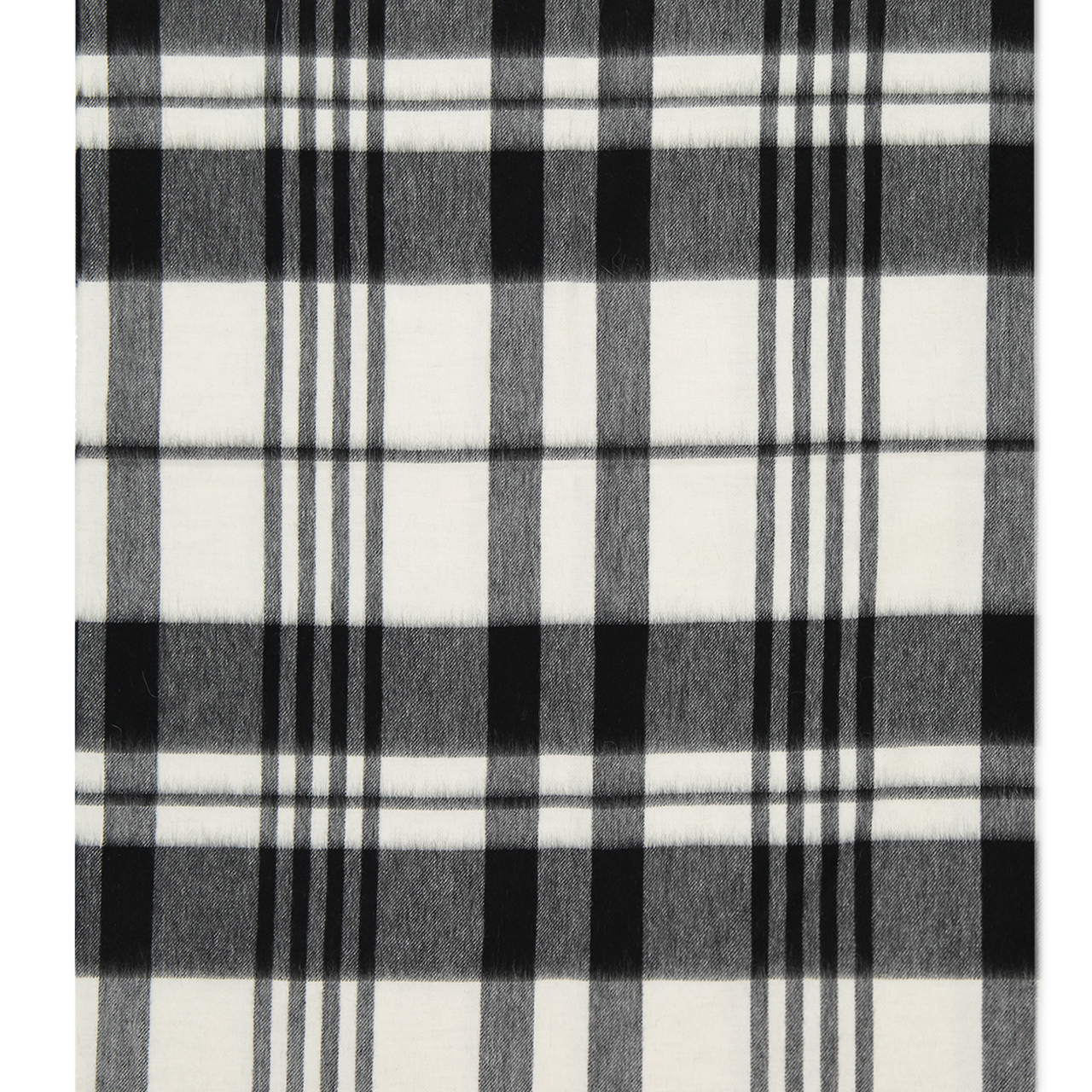 Begg And Co Jura Woven Throw Light Grey White Plaid Image (4667005534323)
