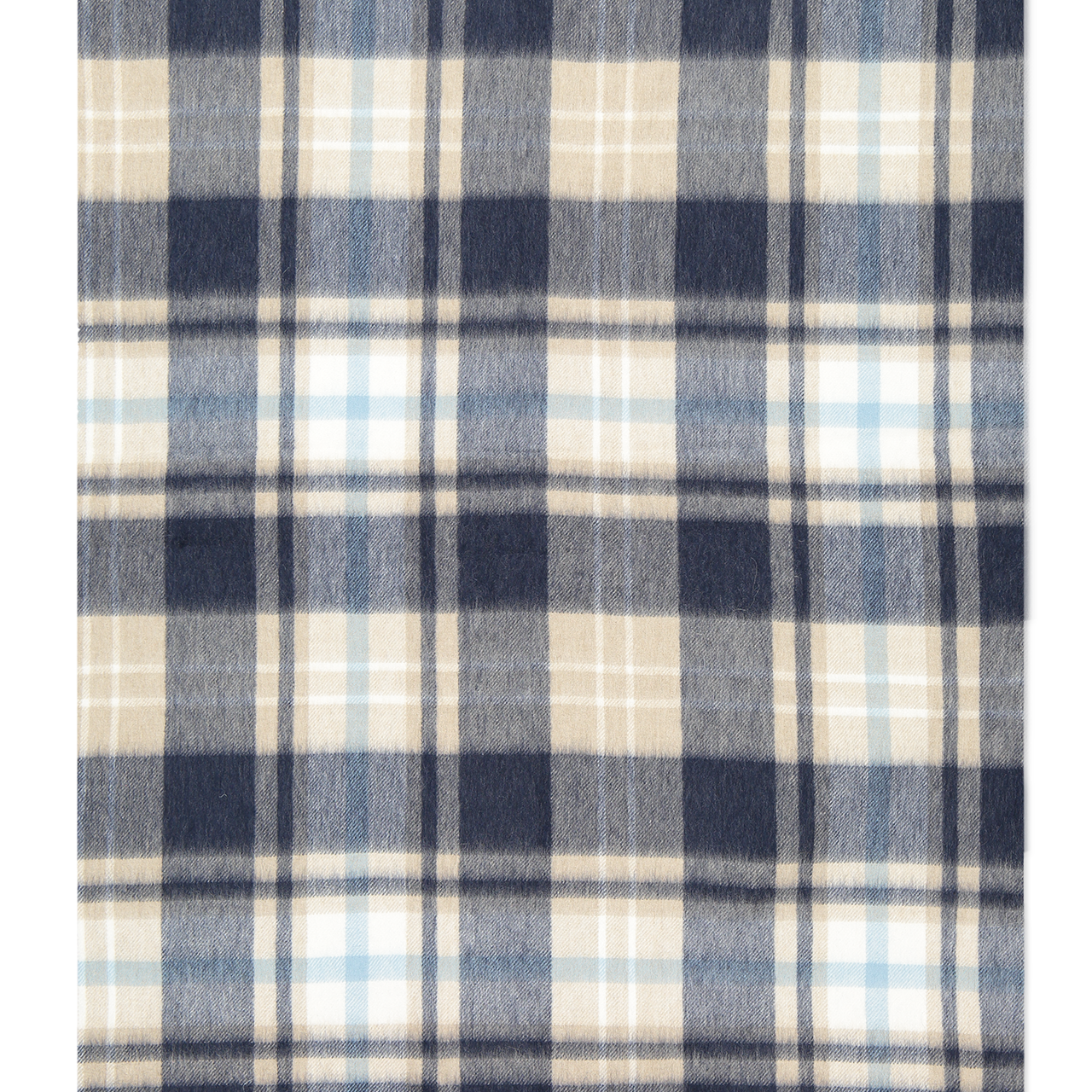 Begg And Co Jura Woven Throw Blue White Plaid Image (4667005534323)