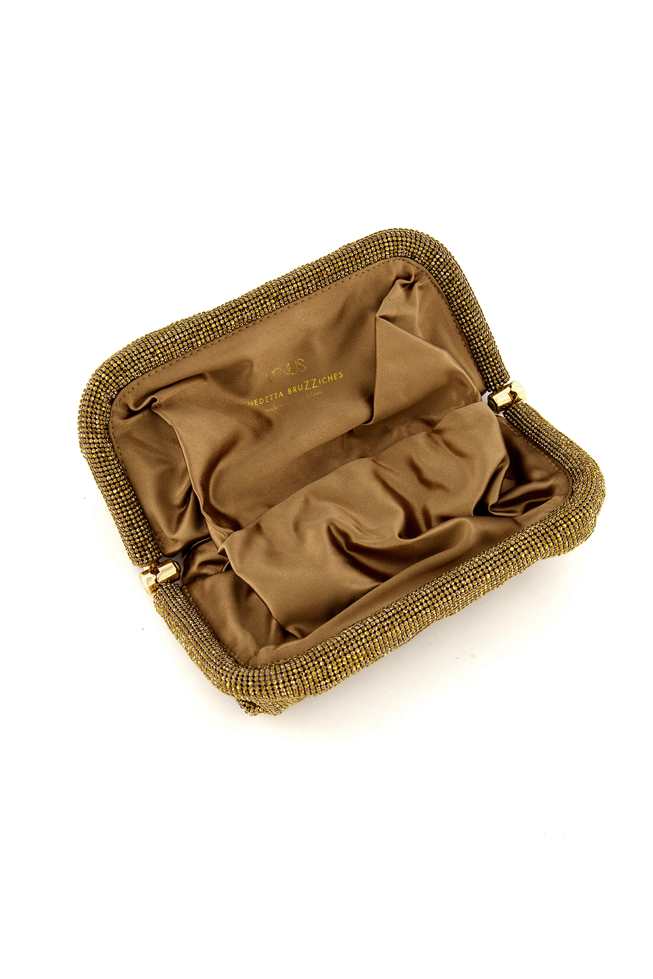Venus La Grande Rhinestone Mesh Clutch (7120856973427)