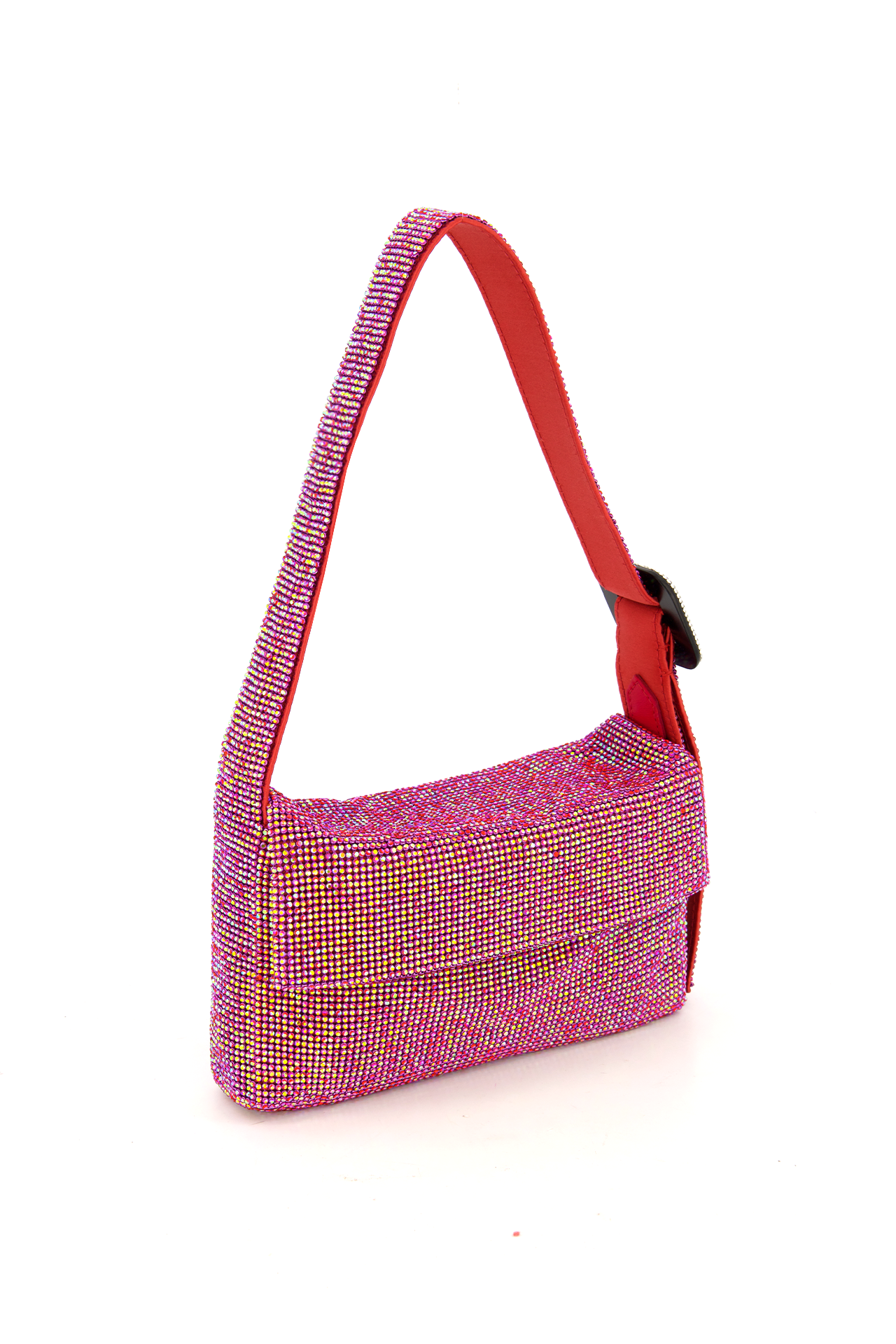 Vitty Mignon Rhinestone Mesh Shoulder Bag (7120868966515)