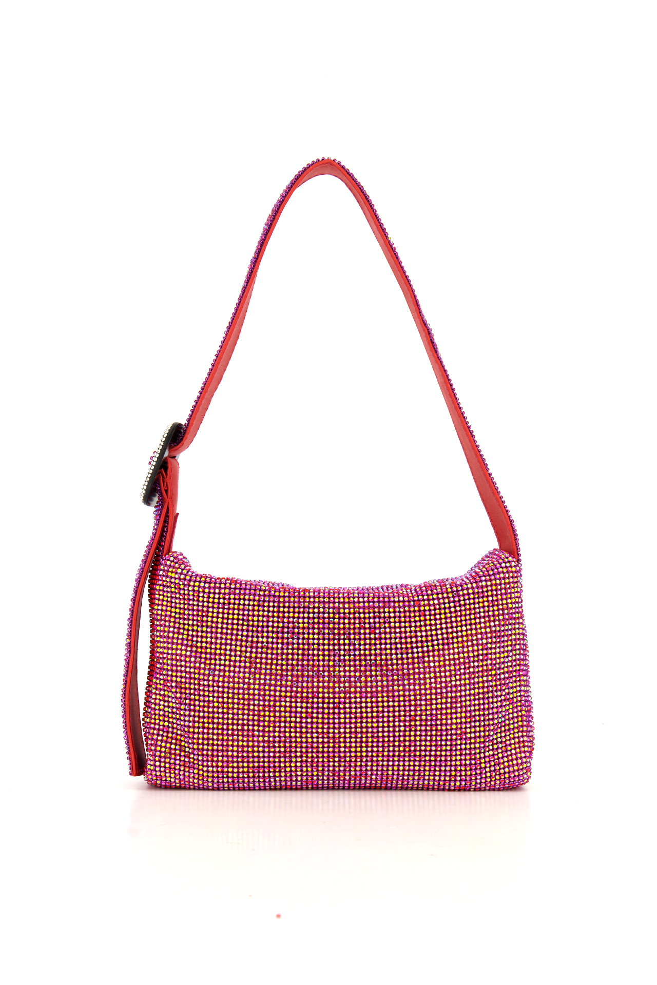 Vitty Mignon Rhinestone Mesh Shoulder Bag (7120868966515)