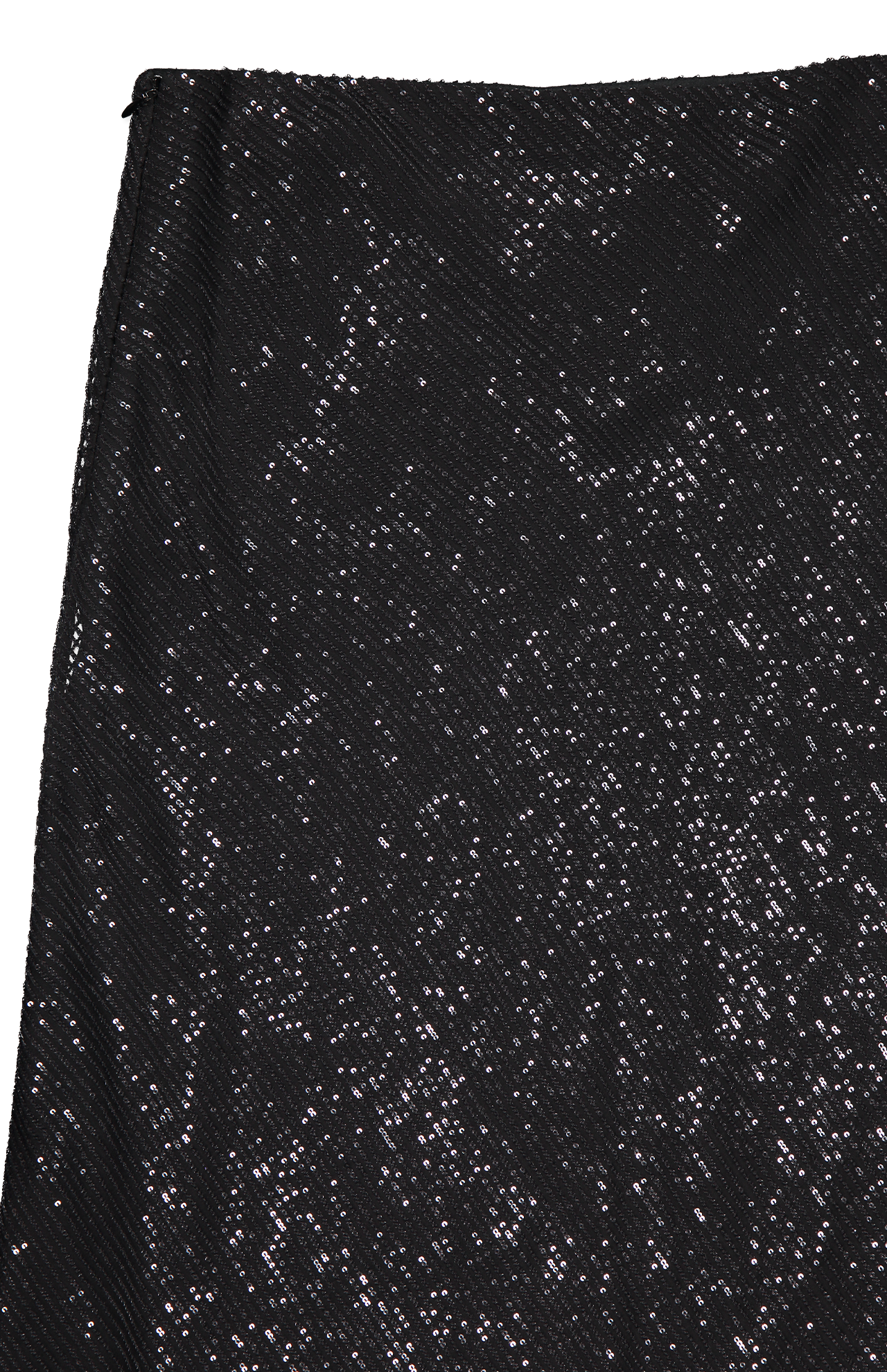 Micro Paillette Diagonal Maxi Skirt (6917985992819)