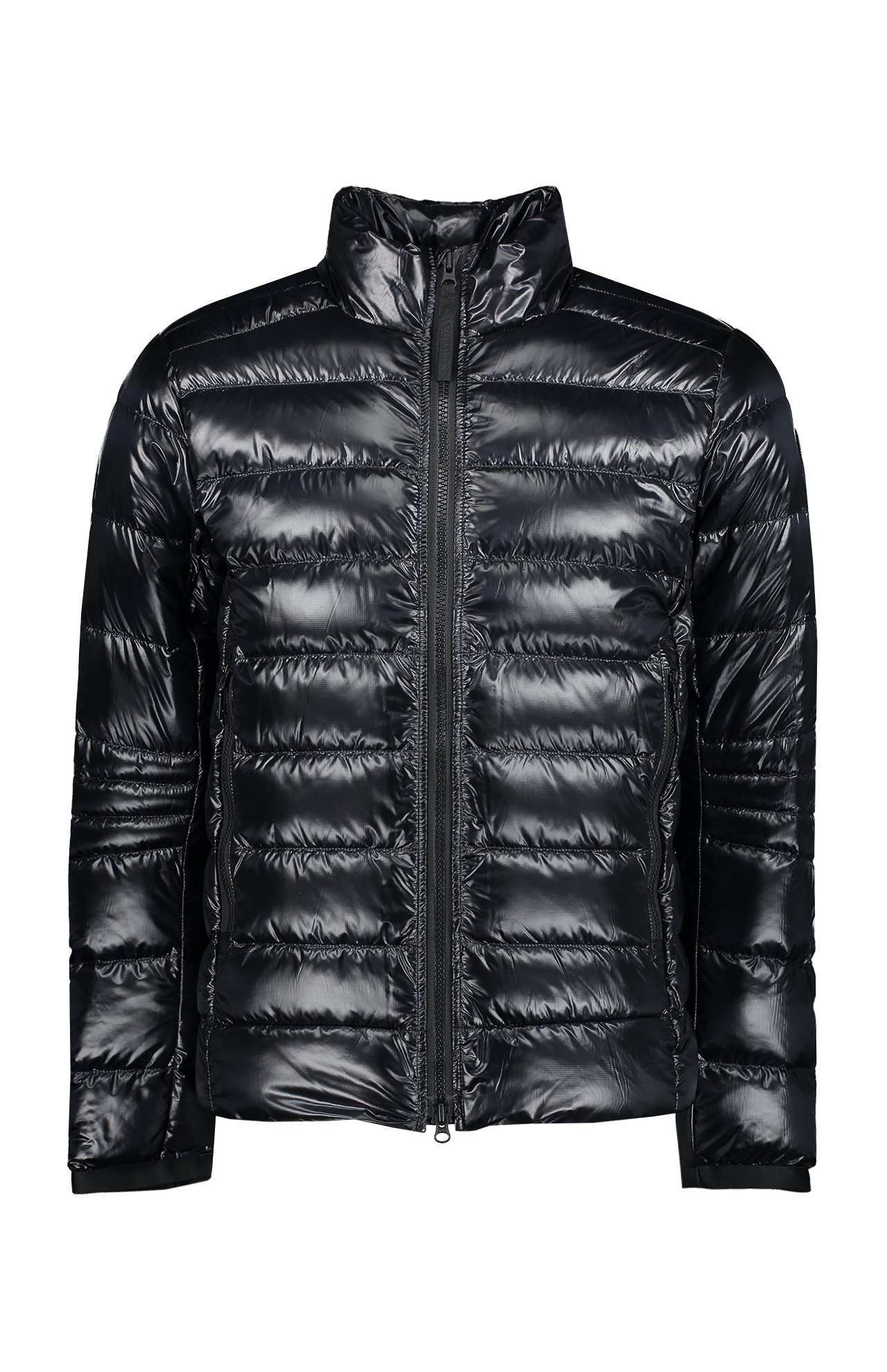 Crofton Black Disc Jacket Front Mannequin Image (6868655702131)