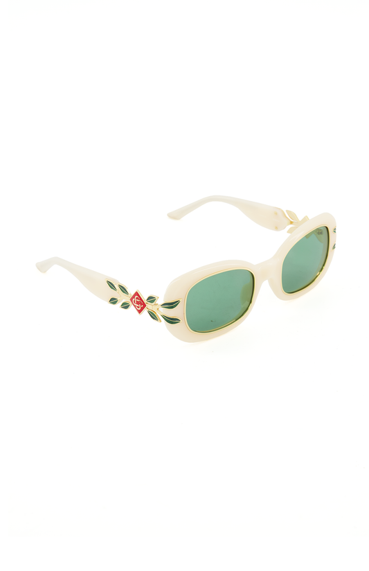 Oval with Laurel Detail Sunglasses (6921829515379)