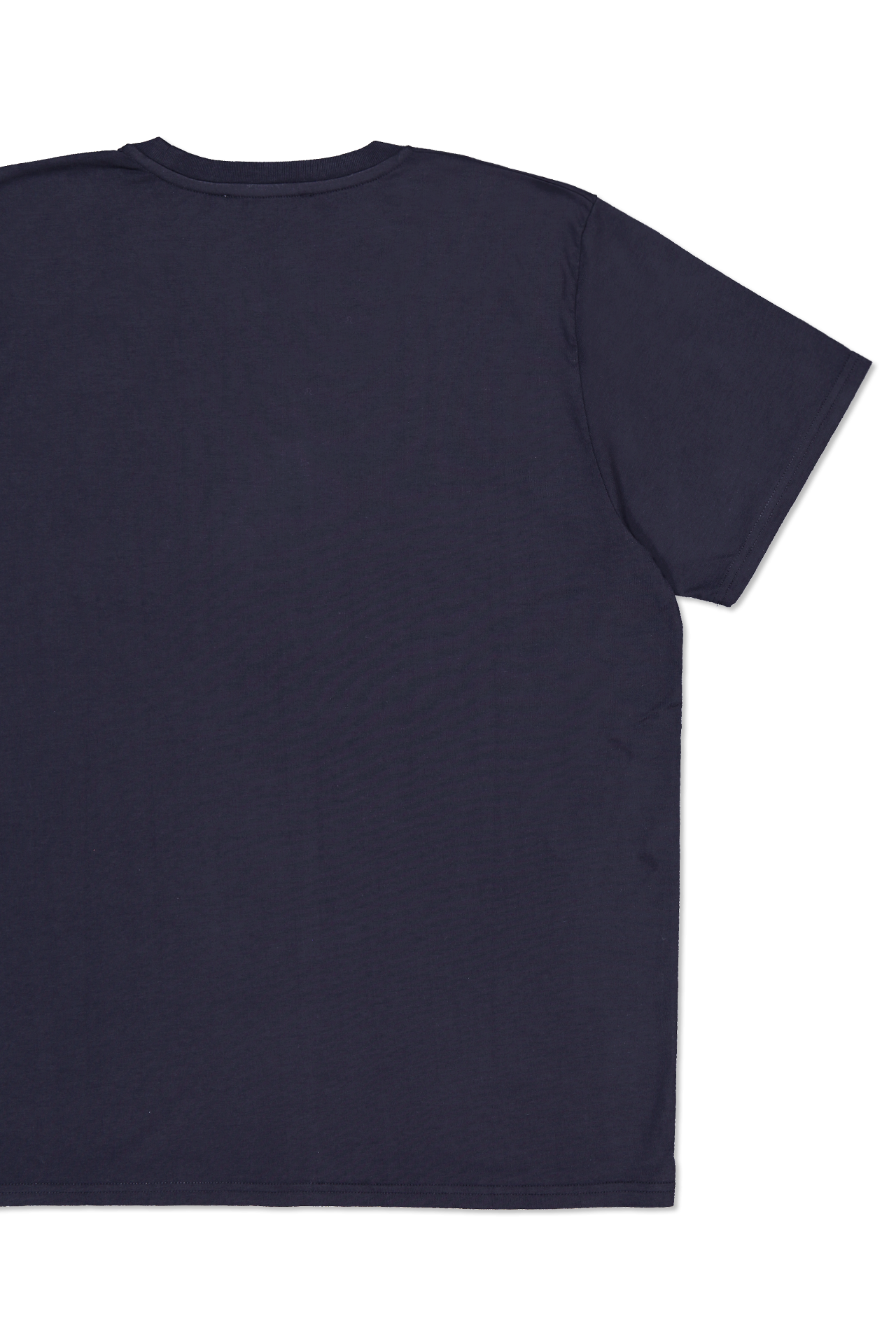 CDLP Crew Neck T-Shirt Navy Back Flat Image (4672740687987)