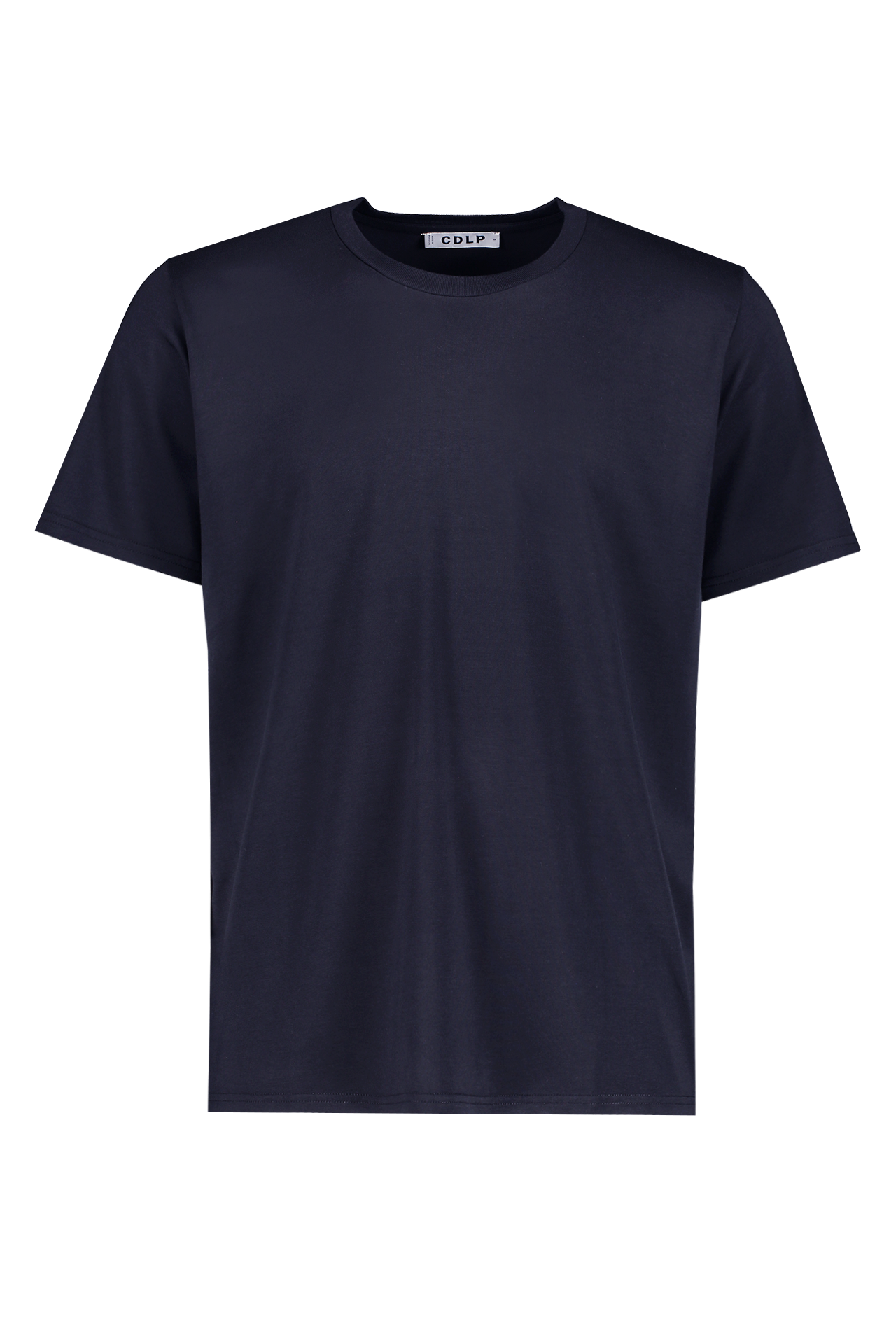 CDLP Crew Neck T-Shirt Navy Front Mannequin Image (4672740687987)