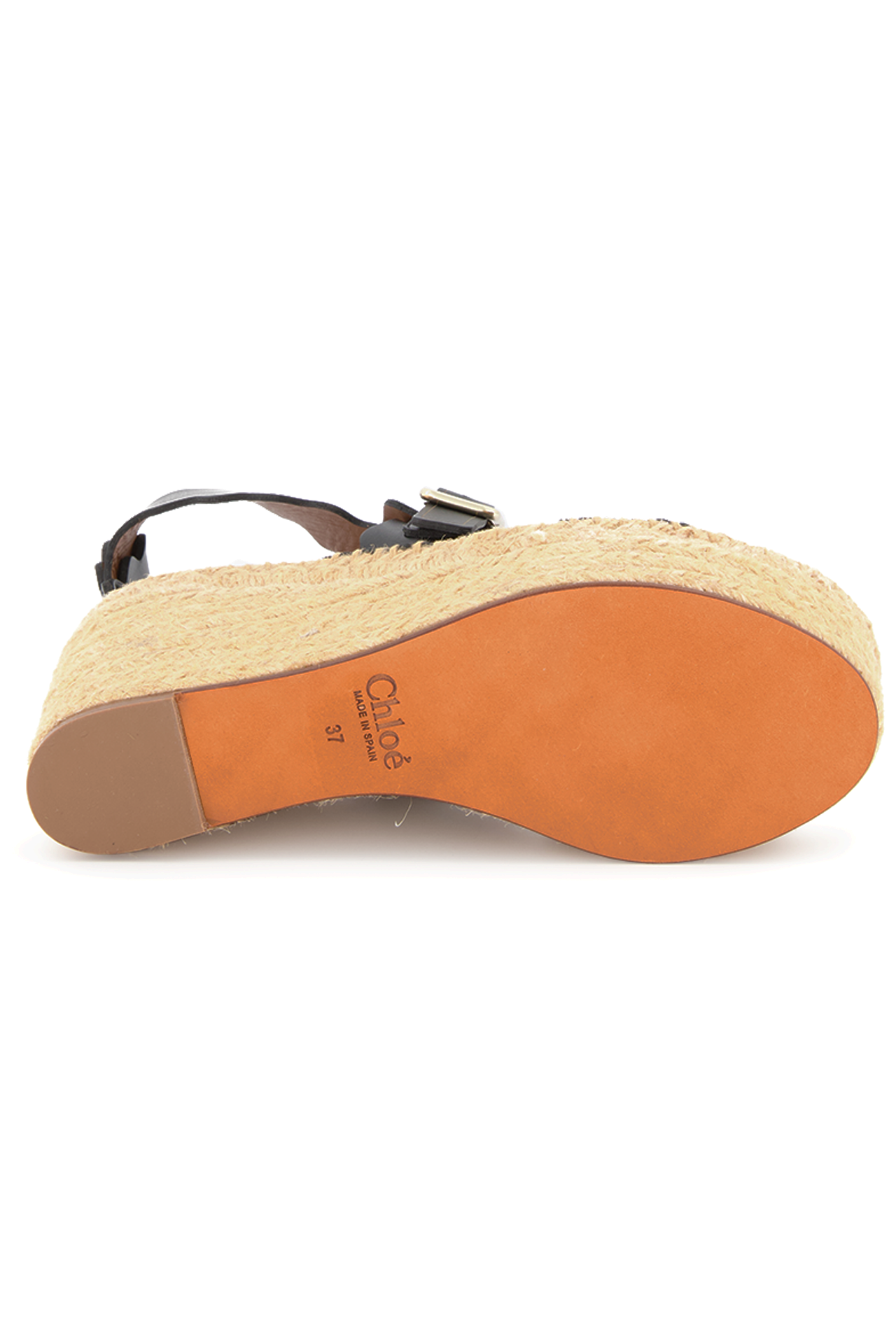 Outsole Image of Chloe Lauren Espadrille Wedge (3927025811571)
