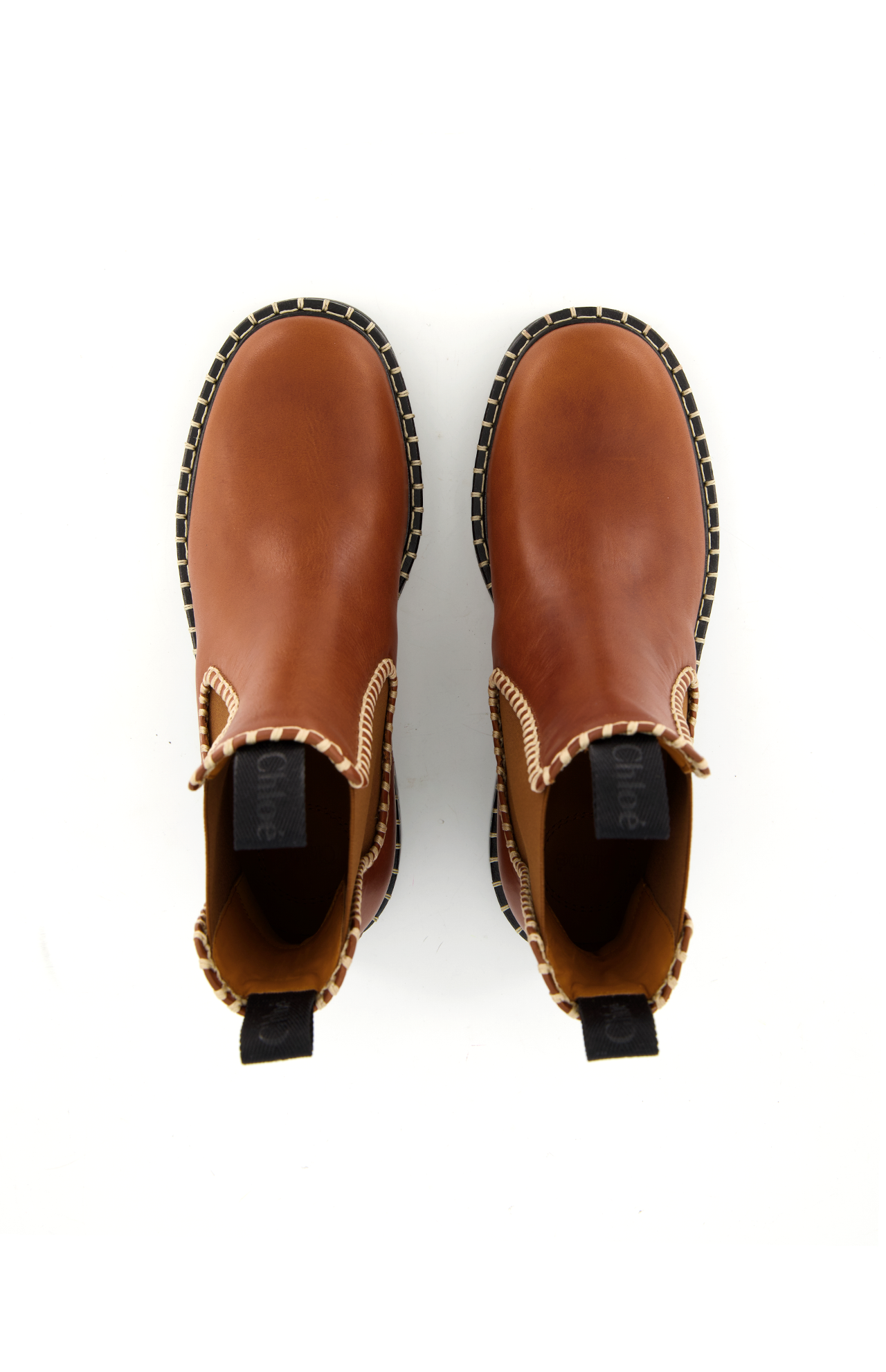 Chloe Noua Boot Ochre Delight Top Down Image (6933115437171)