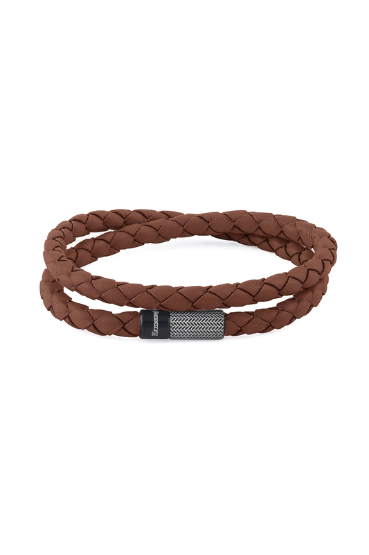 Double Wrap Leather Bracelet (4664707022963)