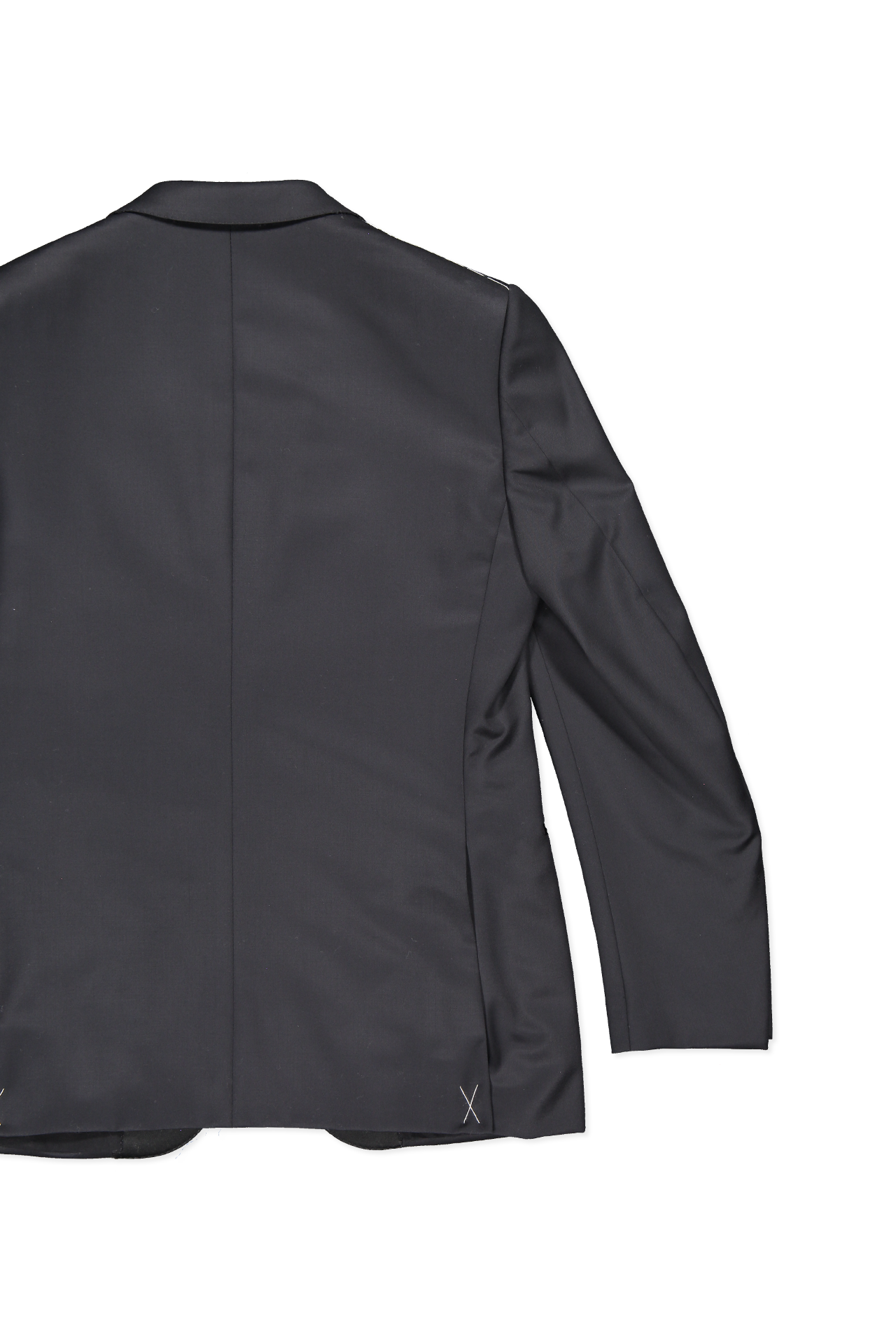 Zegna Micronsphere Tuxedo Black Back Flat Image (4371186450547)