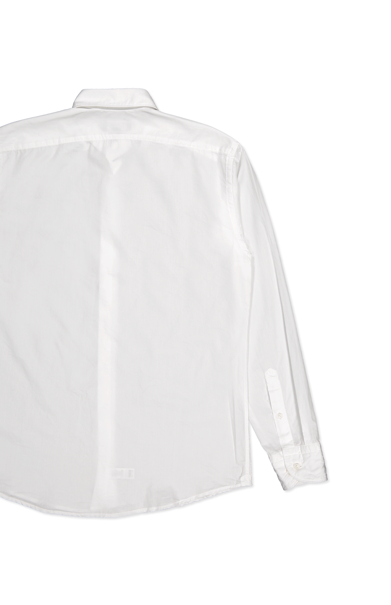 Eton Cotton Tencel TShirt White Back Flat Lay Image (7004980150387)