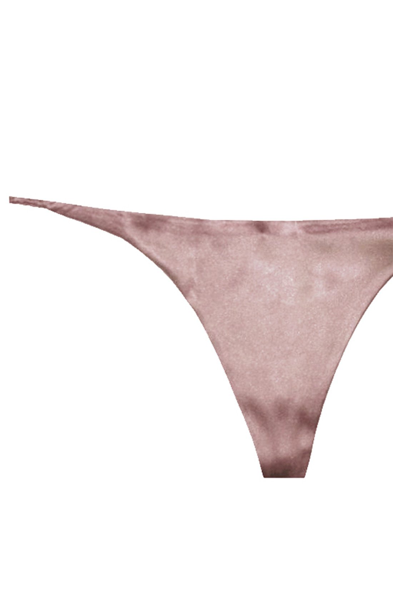 Fleur du Mal, Crystal Luxe V string, Silk underwear, Y2K trend