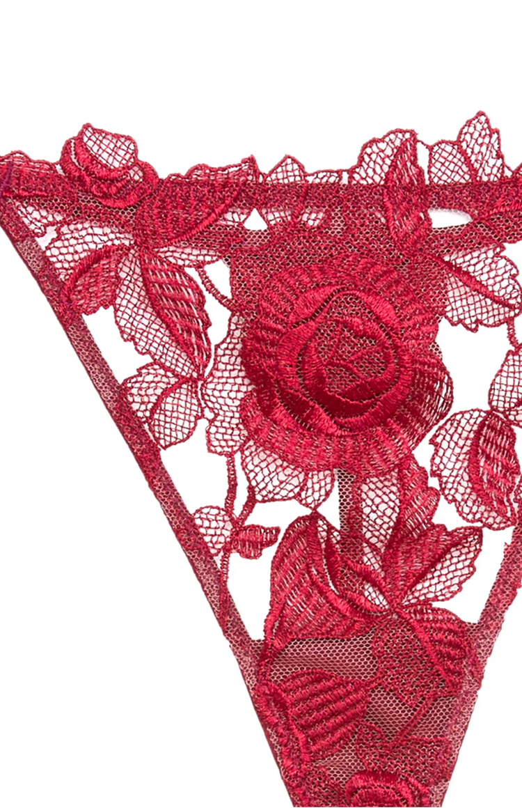 Rose Embroidery V-String (6977553137779)