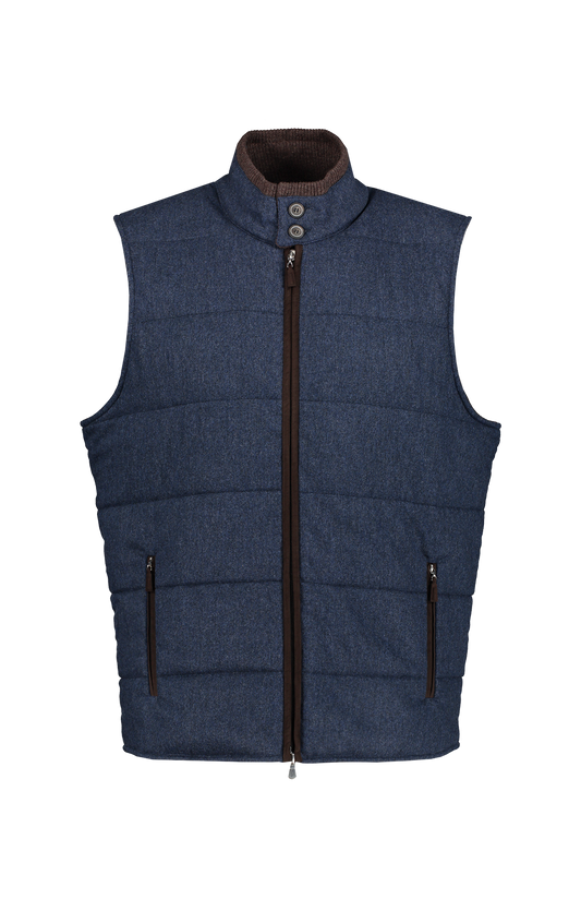 Flannel with Suede Vest (6897654005875)