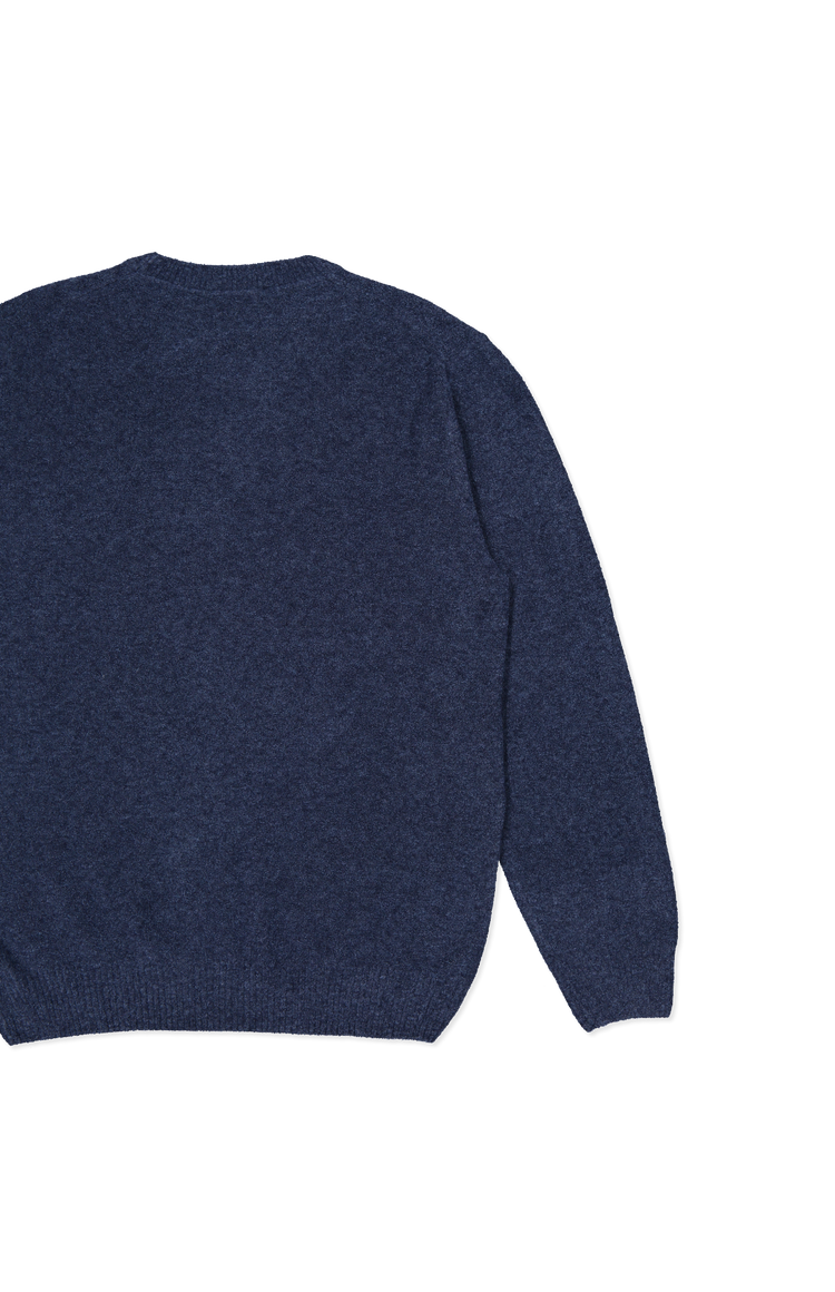 Light Boucle Crewneck Sweater (6897523490931)