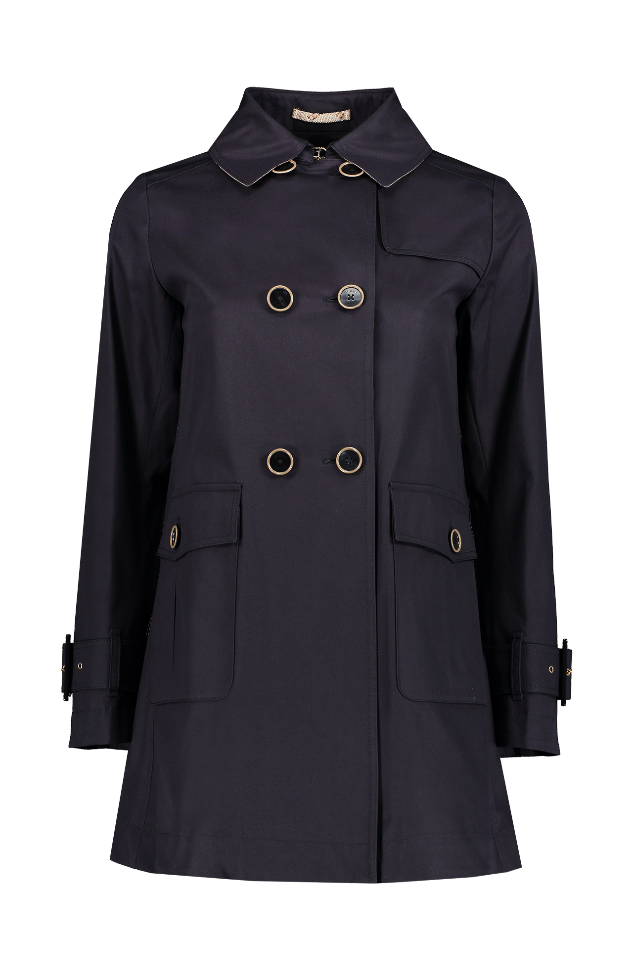 Cotton A-line Short Trench (7051843633267)