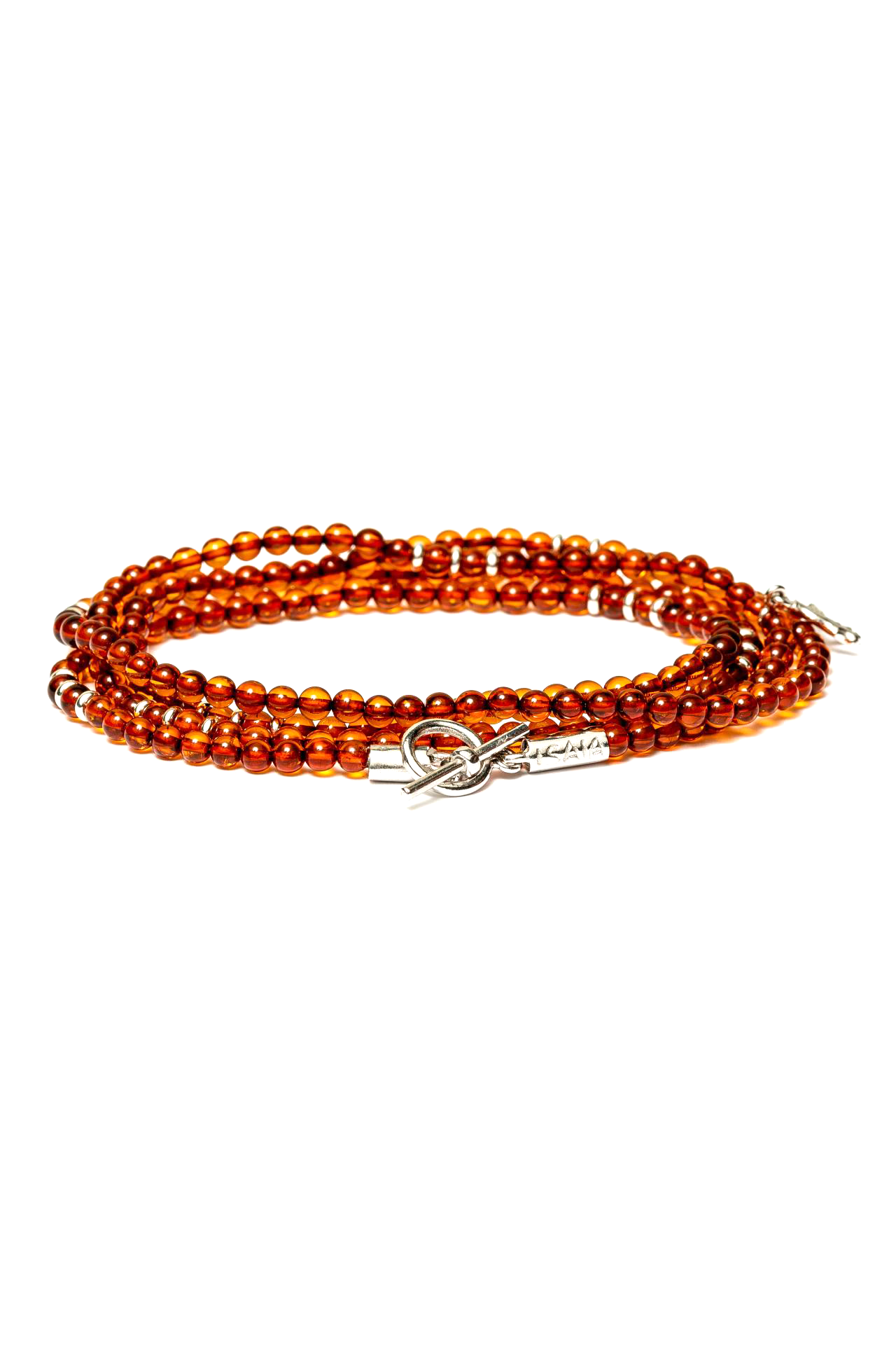 Orange Beaded Wrap Bracelet (6571290067059)