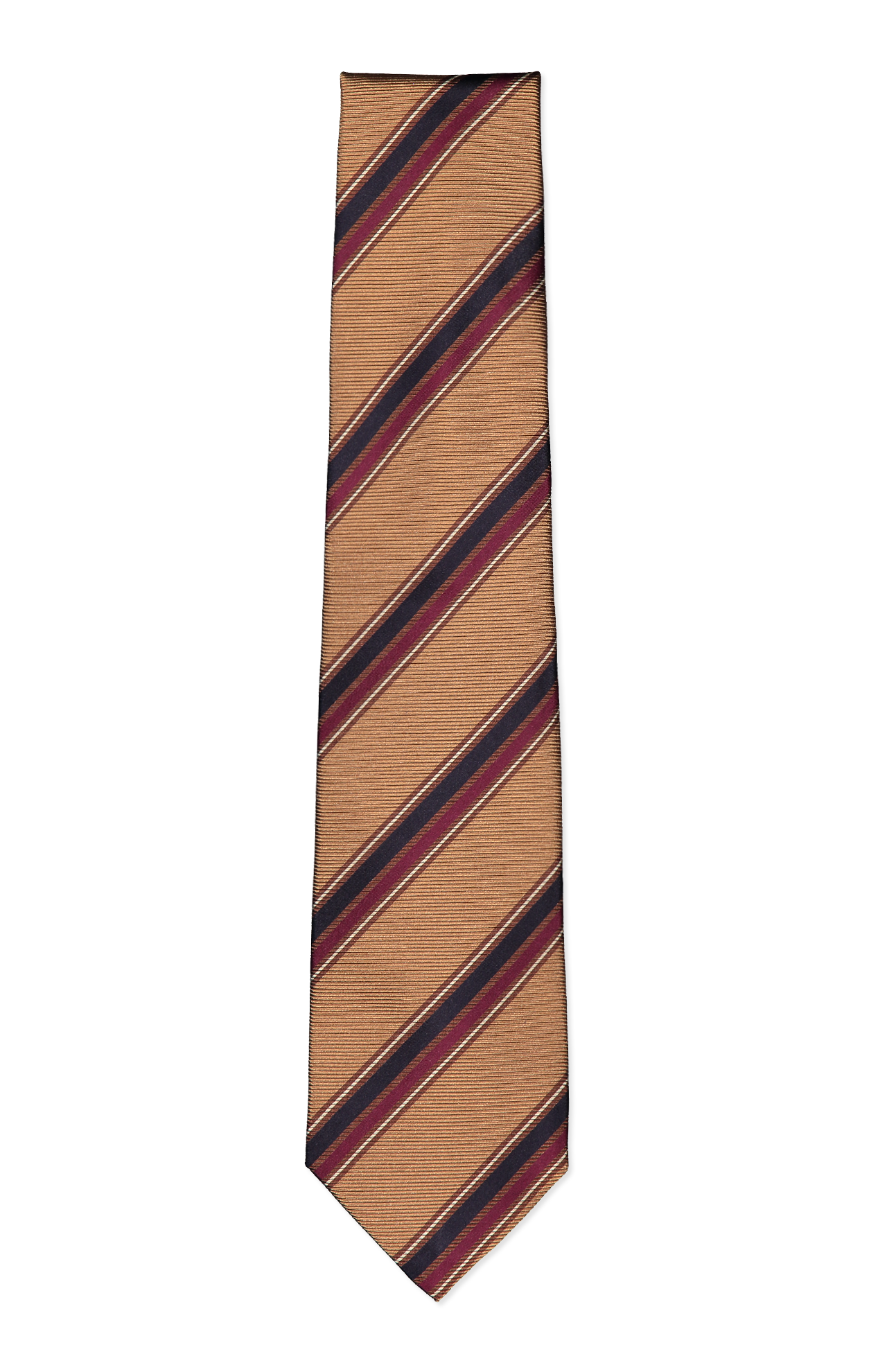 Gold/Red/Black Vertical Stripes Tie (6949546426483)
