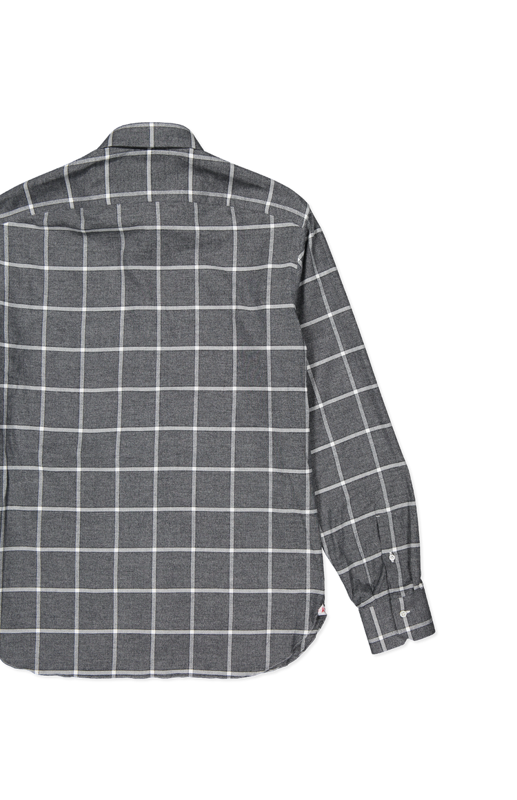 Light Flannel Dress Shirt (6884590387315)