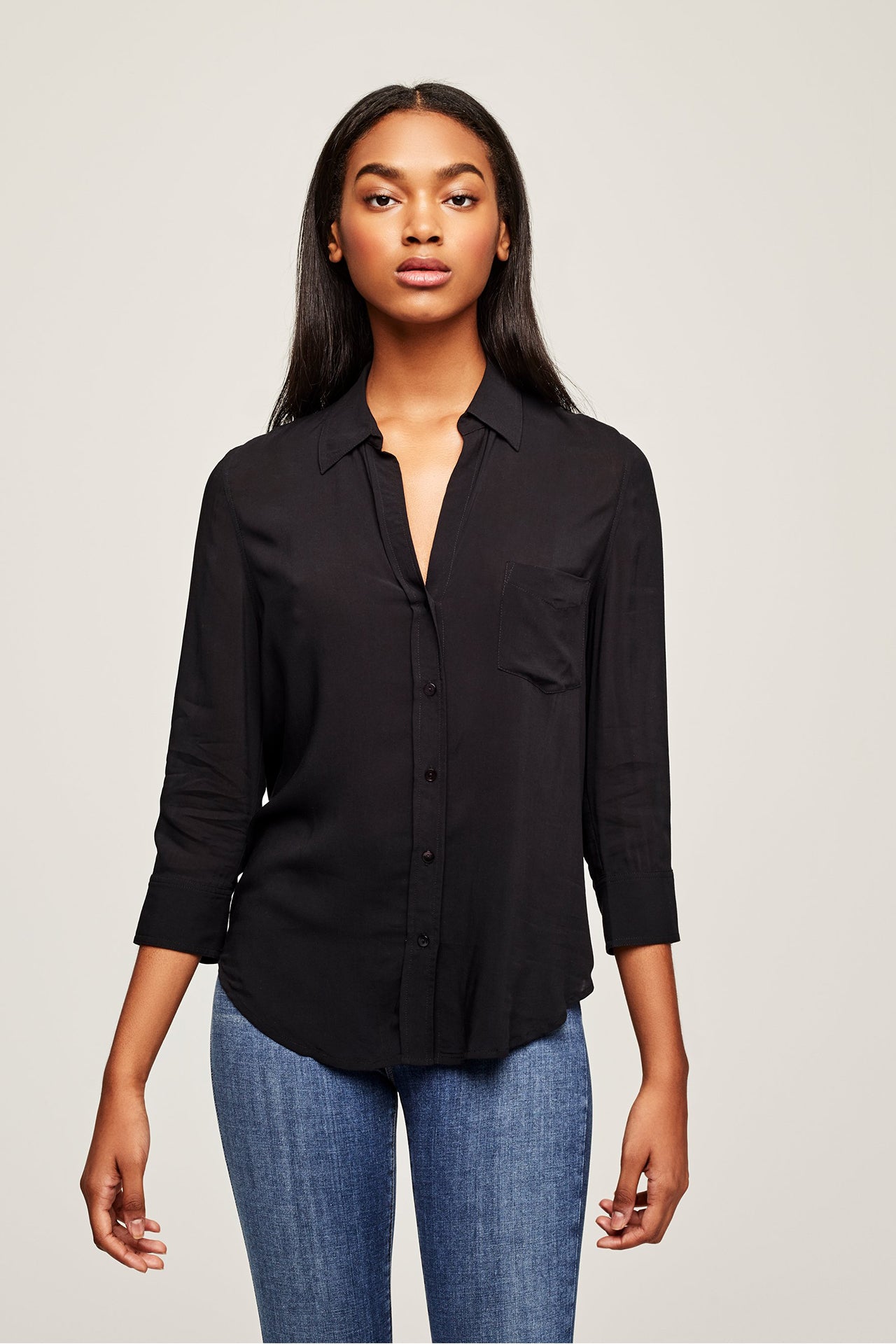 L'agence Women's Ryan 3/4 Sleeve Blouse | A.K. Rikk's