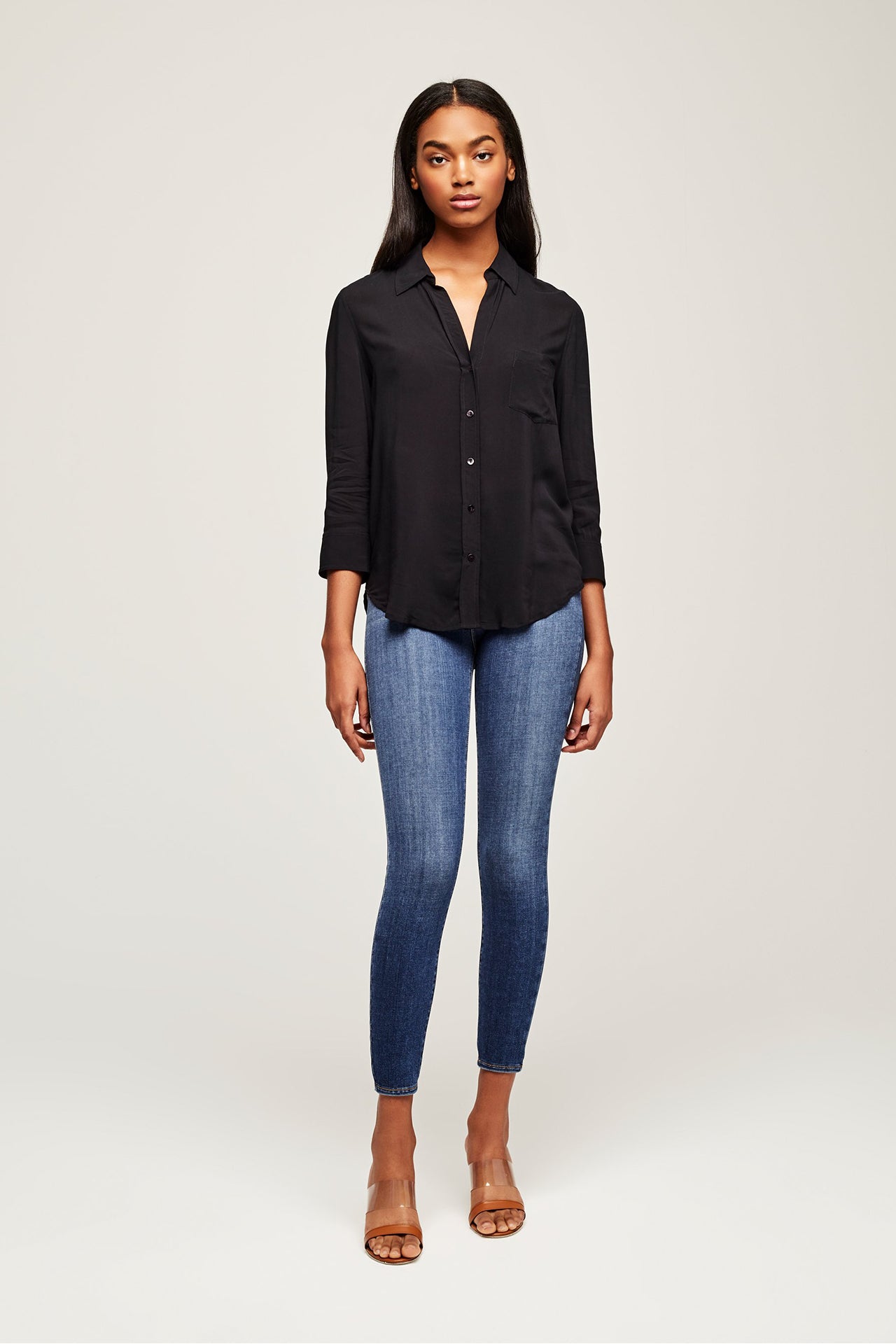 L'agence Women's Ryan 3/4 Sleeve Blouse | A.K. Rikk's