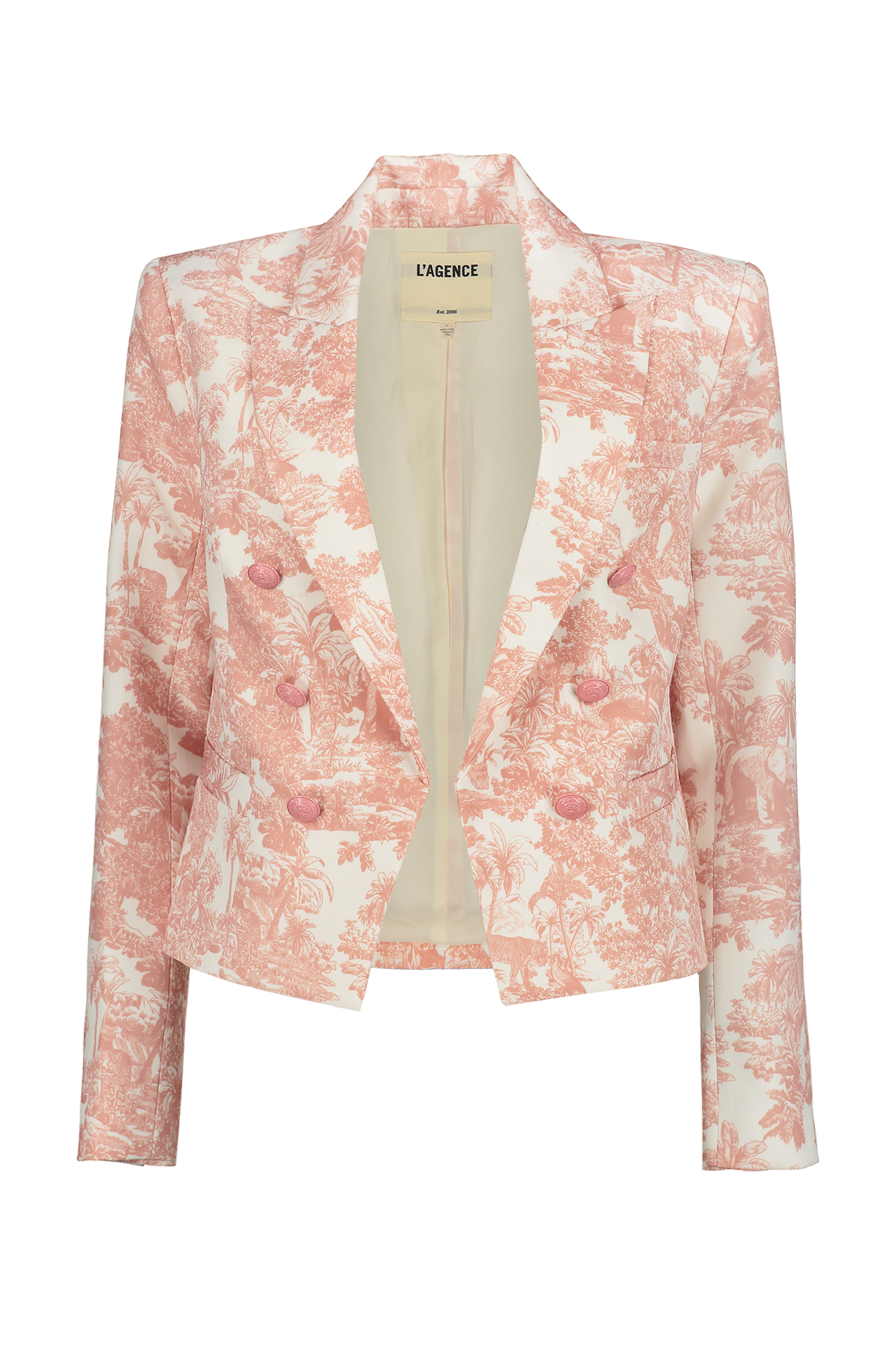 Brooke Double Breasted Cropped Blazer (7109636096115)