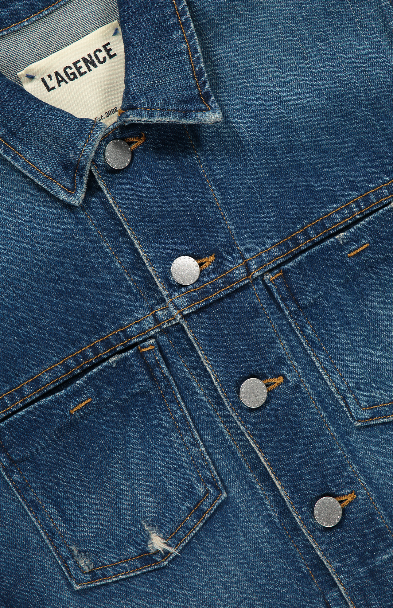 Celine Denim Jacket Authentique Distressed (600650088459)