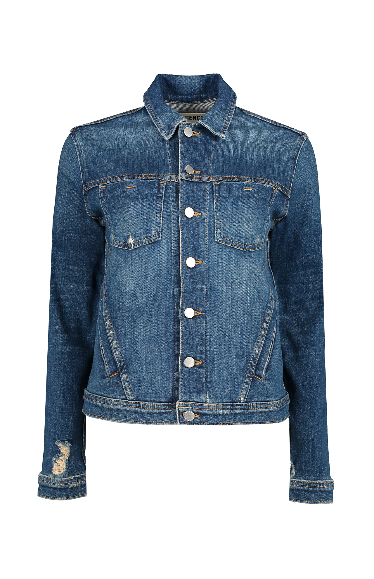Celine Denim Jacket Authentique Distressed (600650088459)