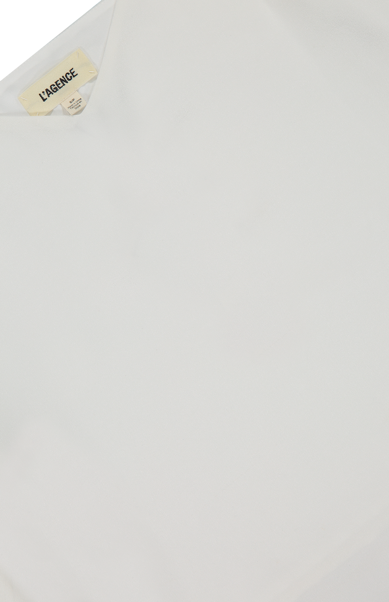 Lagence Jane Spaghetti Strap Top Off White Collar Detail Image (6716948938867)