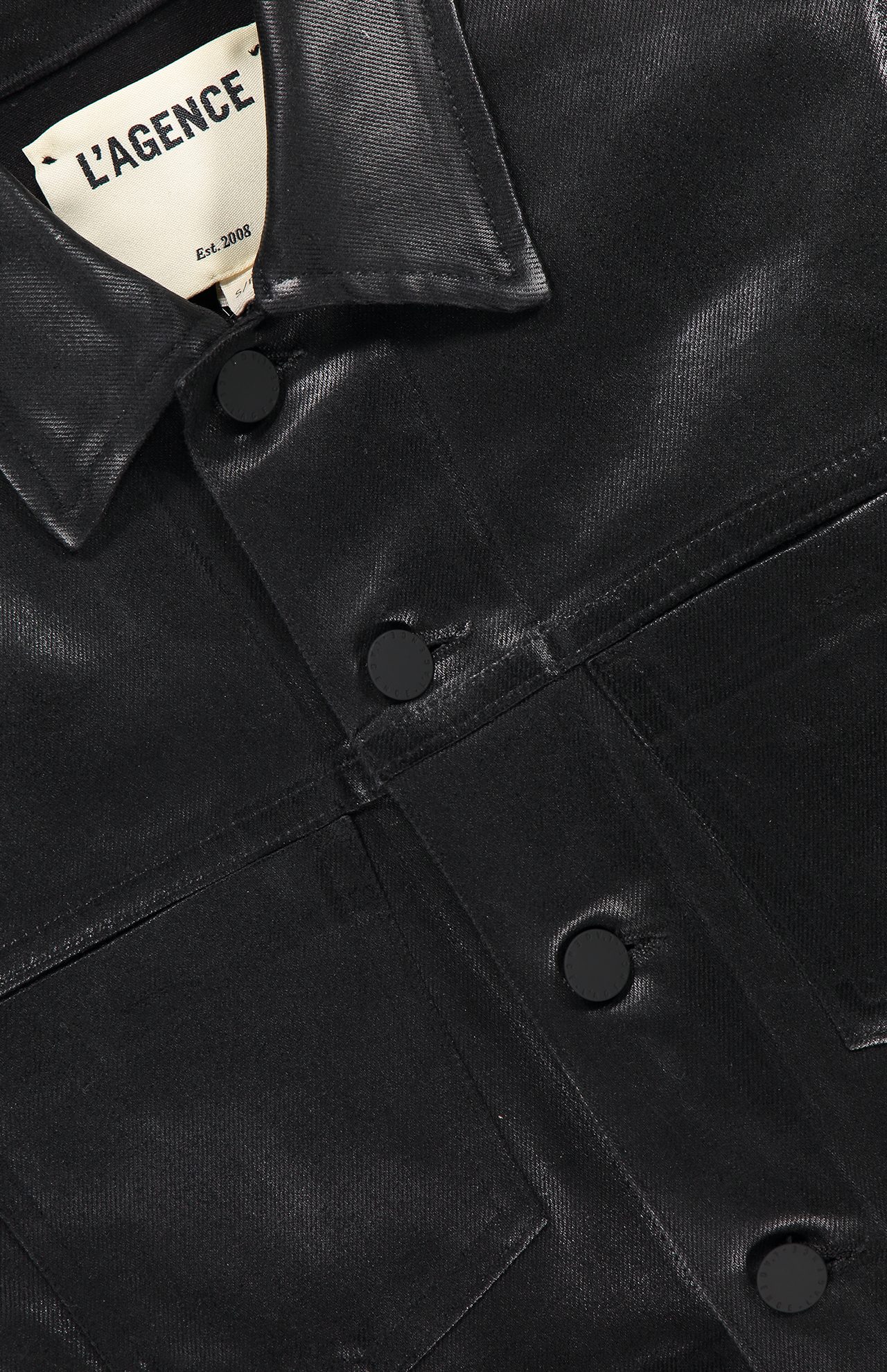 Lagence Janelle Slim Jacket Top Detail Image (6990794424435)