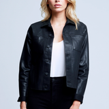 Lagence Janelle Slim Jacket Front Model Image (6990794424435)