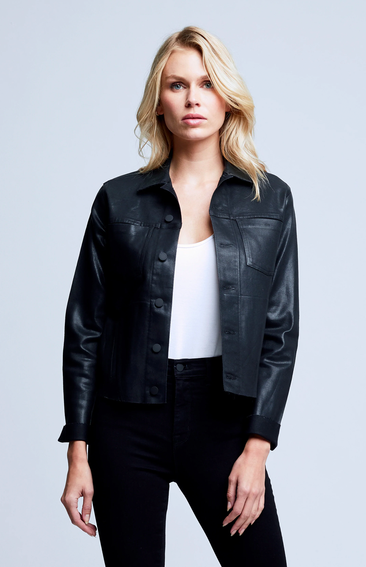 Lagence Janelle Slim Jacket Front Model Image (6990794424435)
