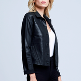 Lagence Janelle Slim Jacket Front Angled Model Image (6990794424435)