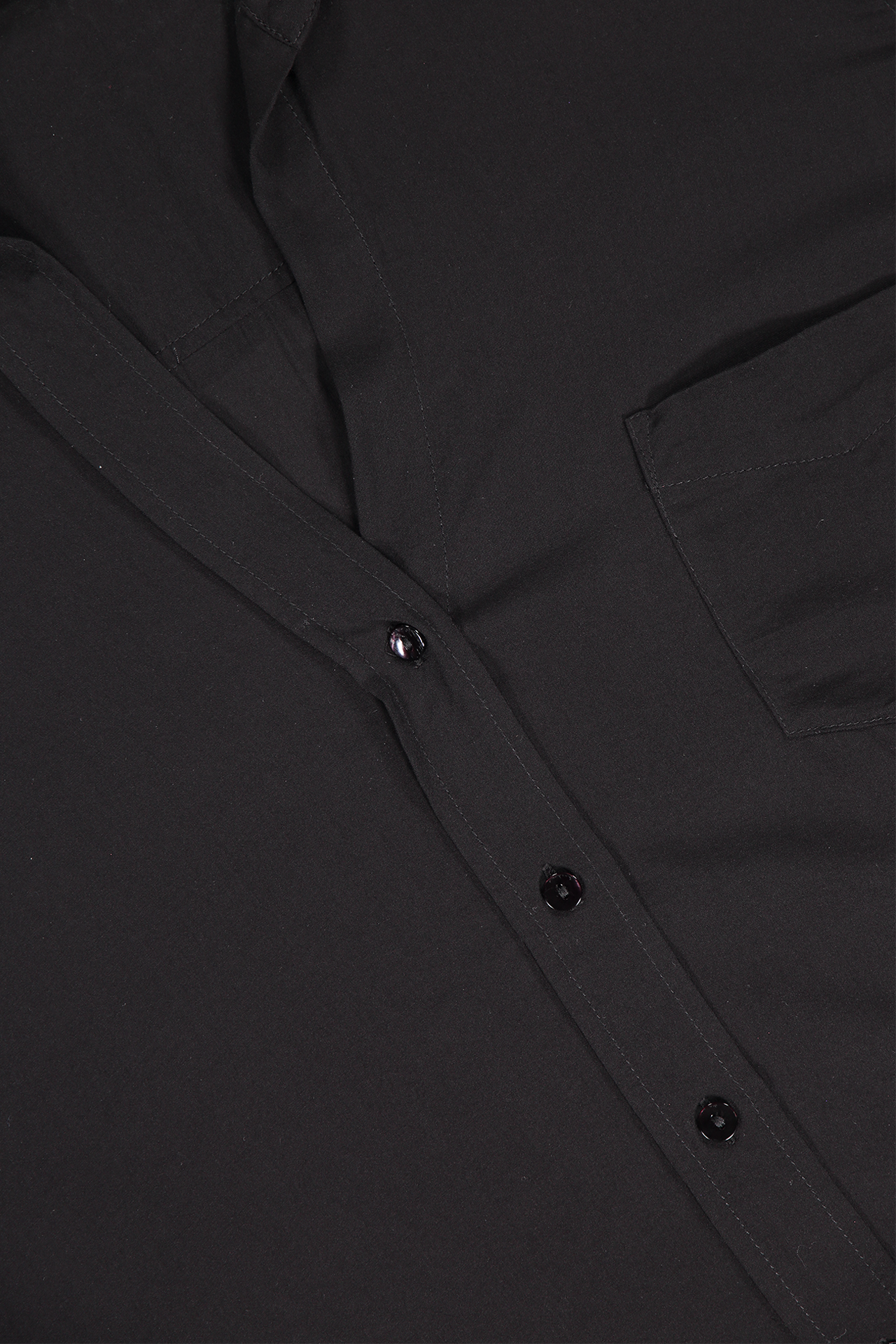 Lagence Ryan 3/4 Sleeve Blouse Black Collar Detail Image (4615405994099)