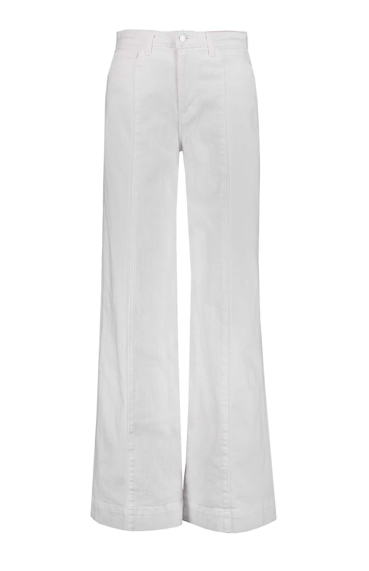 Lagence Sandy H/R Wide Leg Jeans White Front Mannequin Image (6941051158643)