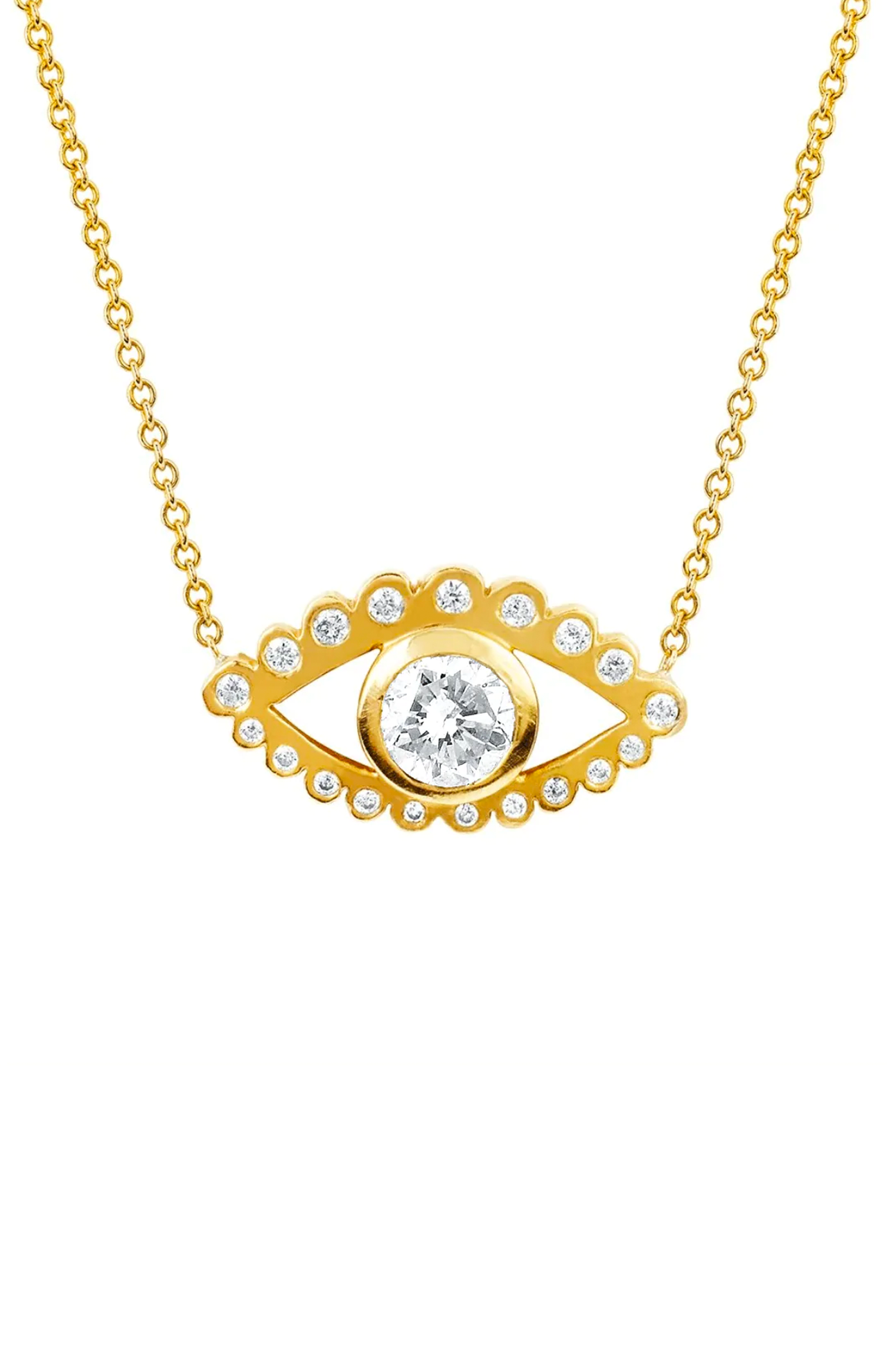 Third Eye Necklace, Diamond (6978996764787)