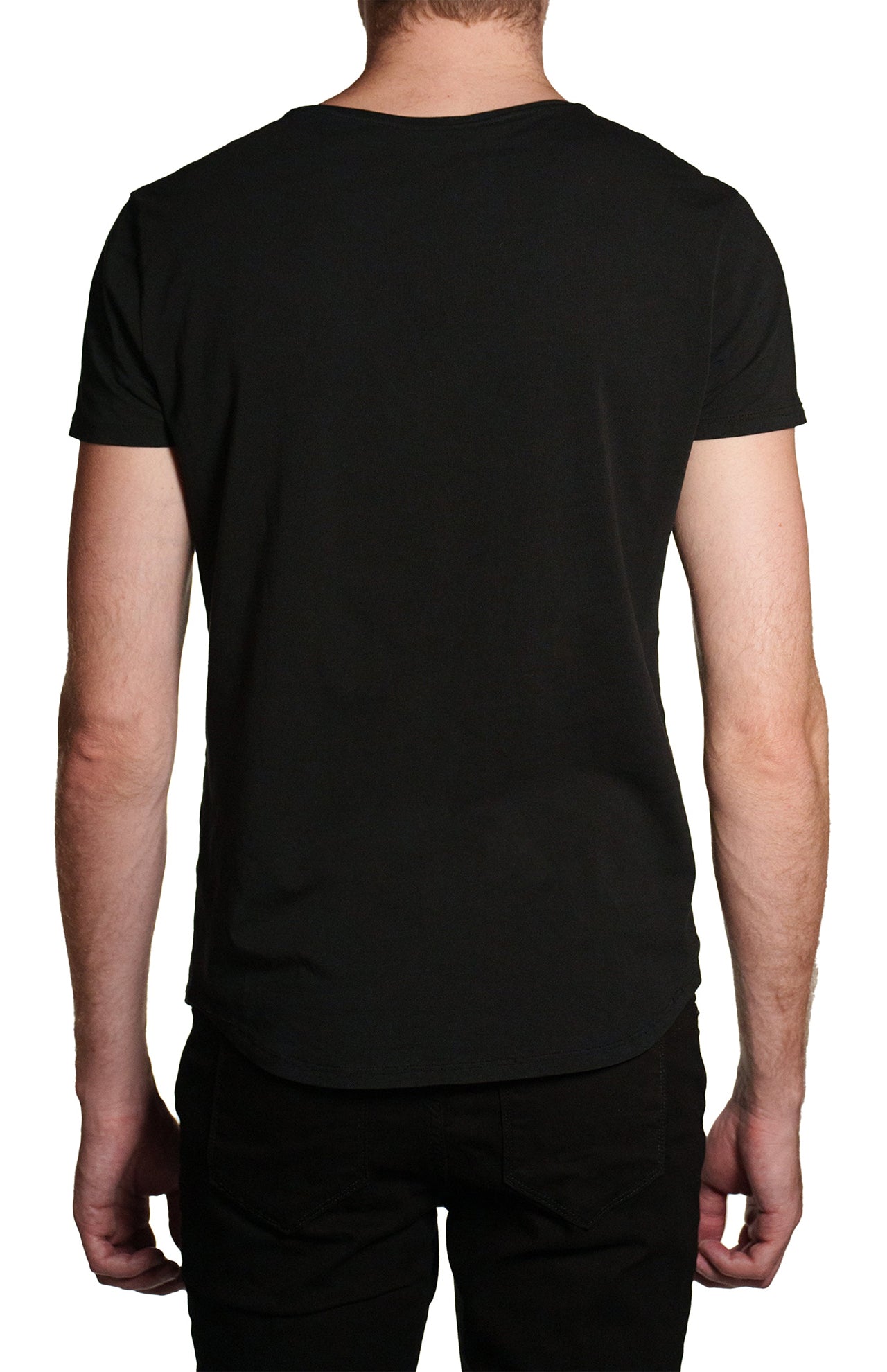 Monfrere Dann Noir Tee Back Model Image (6941035593843)