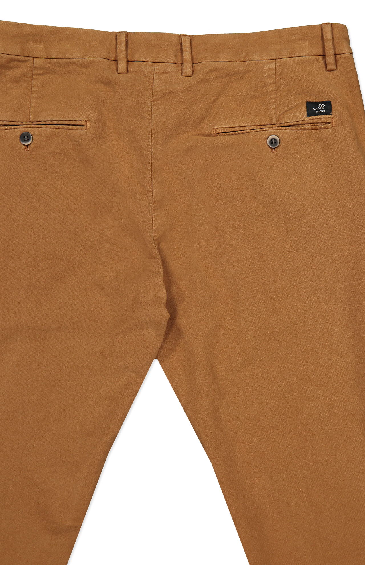 Mason's Torino Style Moleskin Chino Pant Back Detail Image  (6955219976307)