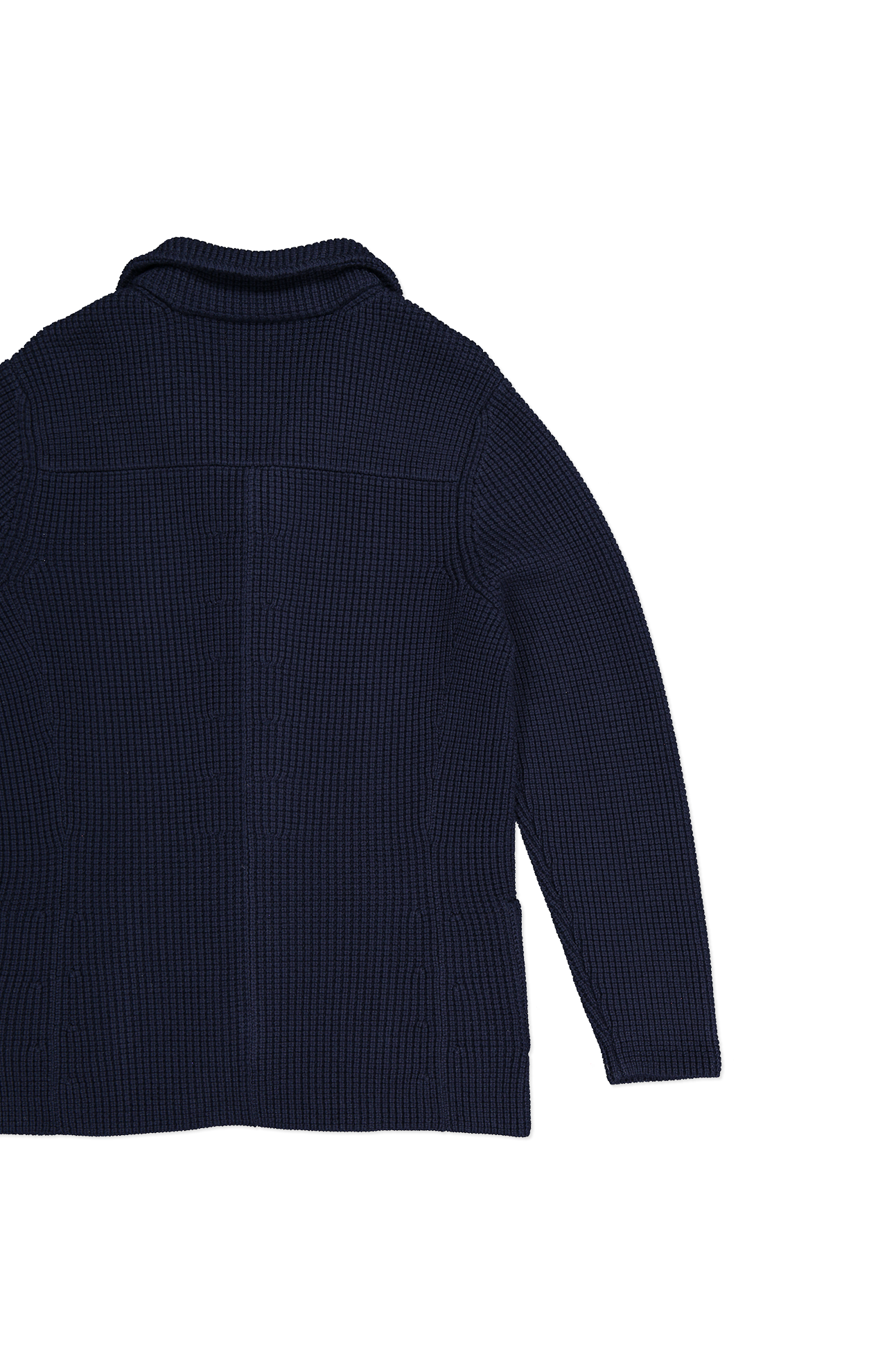 Maurizio Baldassari Brenta Big Barley Sweater Jacket Back Flat Lay Image (6959052226675)