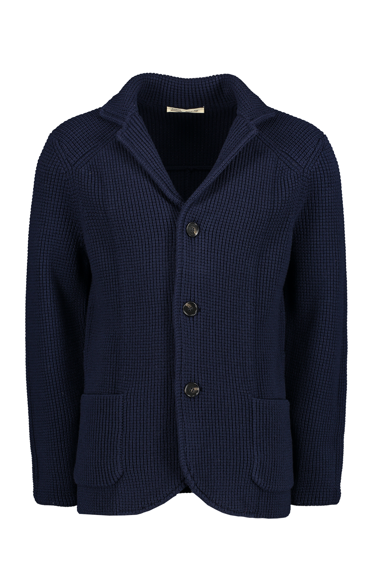 Maurizio Baldassari Brenta Big Barley Sweater Jacket Front Mannequin Image (6959052226675)