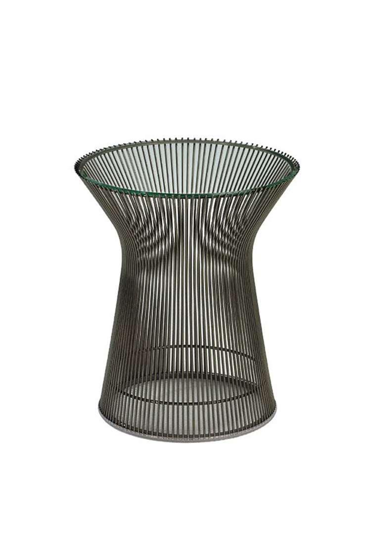 Knoll Platner Side Table in Metallic Bronze Image (6605632733299)