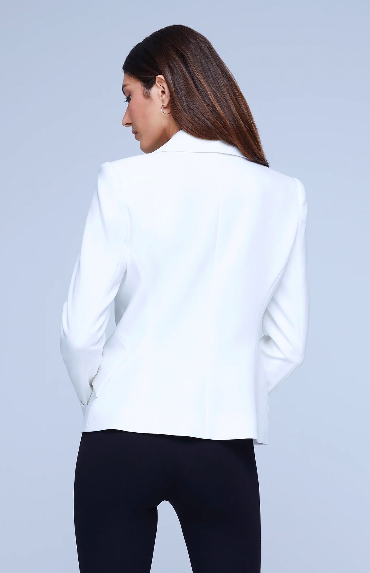 Lagence Jennah Cropped Blazer Back Model Image (7025423384691)