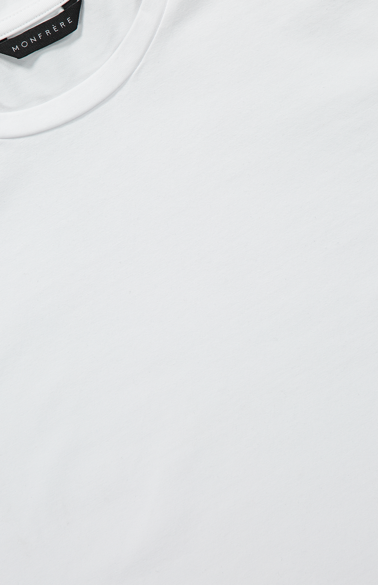 Monfrere Dann Blanc Tee in White Collar Image (7066140803187)