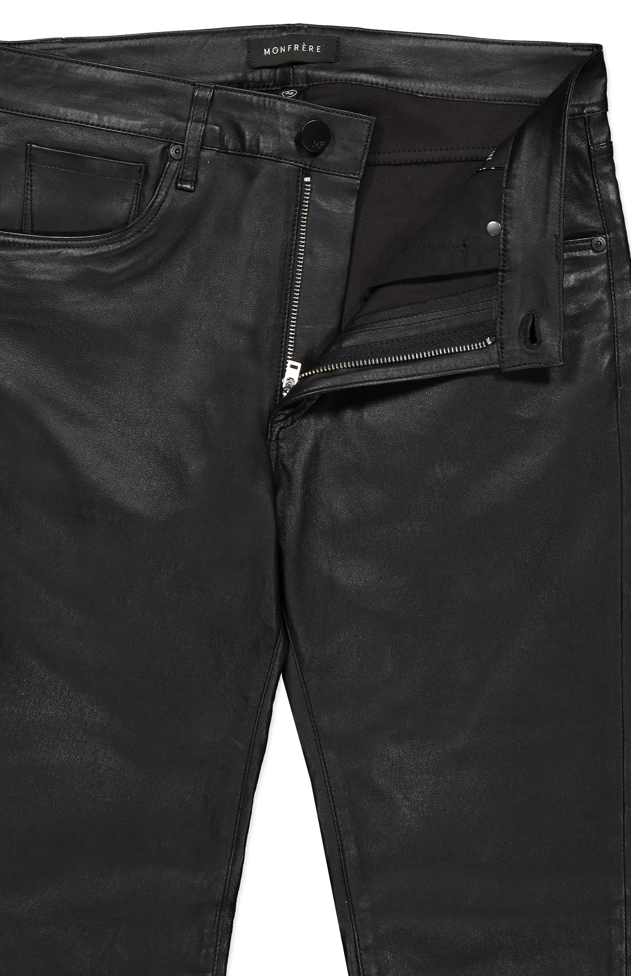 Greyson Noir Leather Pant (7109086773363)