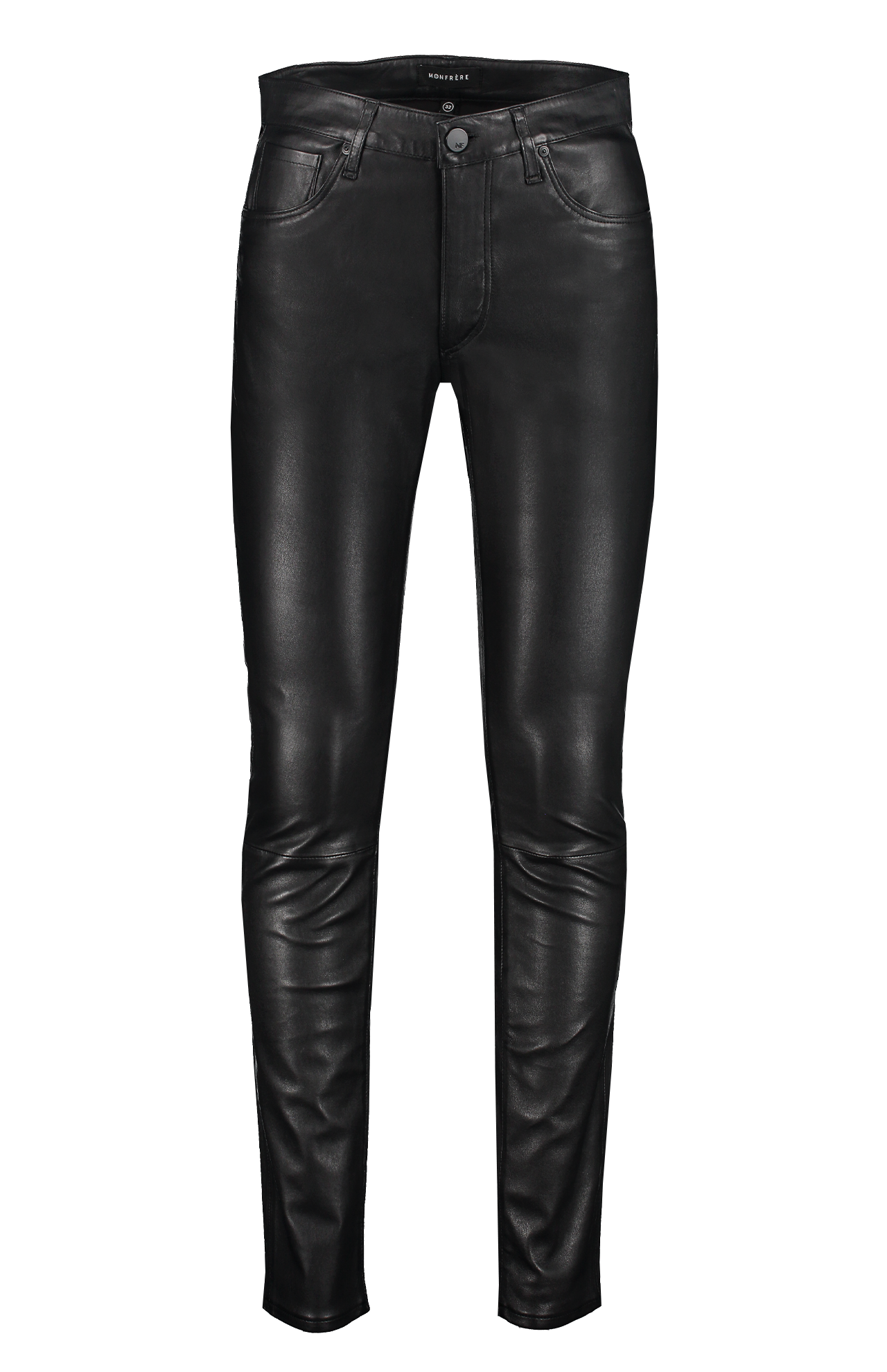 Greyson Noir Leather Pant (7109086773363)