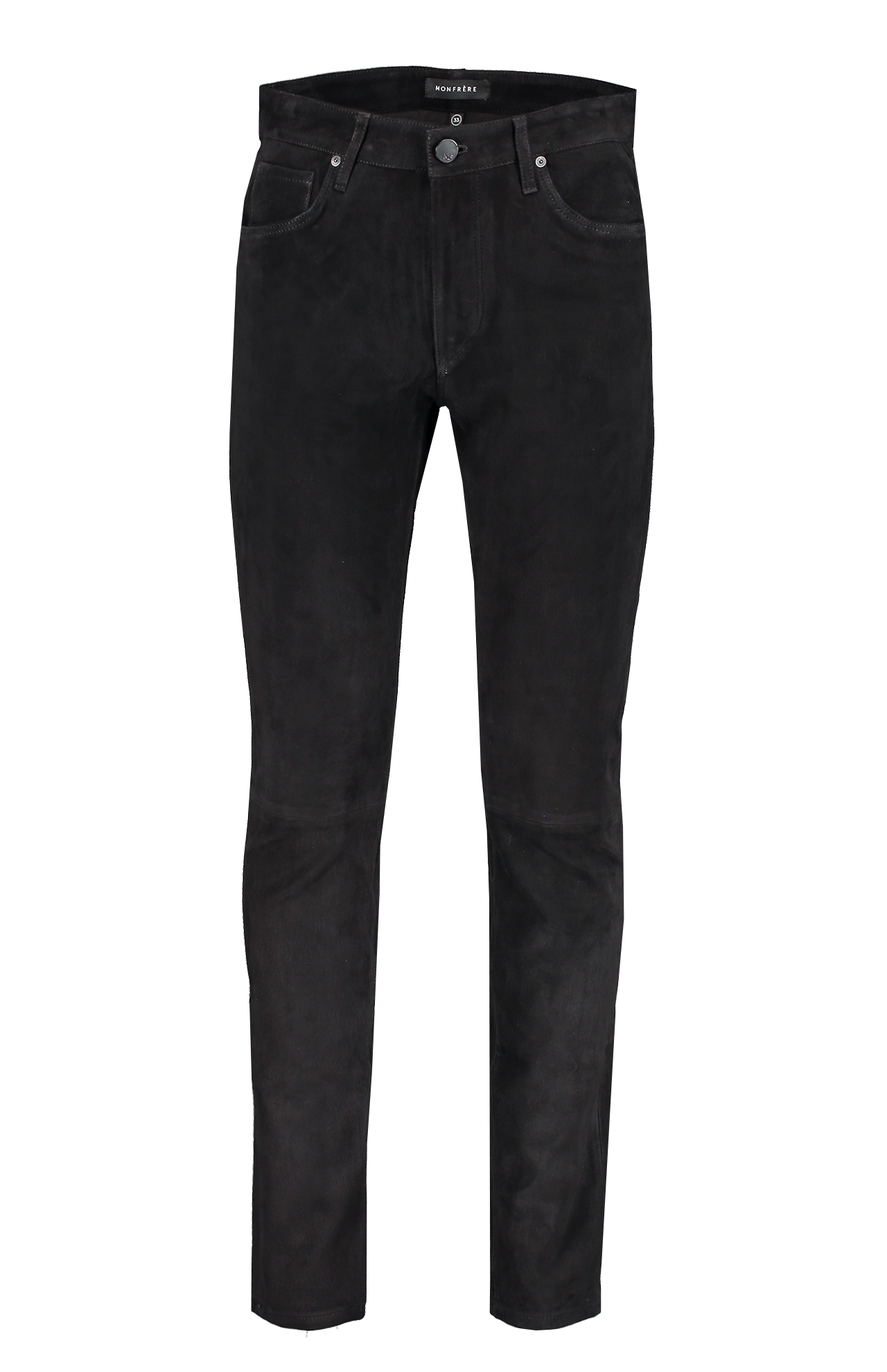 Greyson Noir Suede Pant (7109086806131)