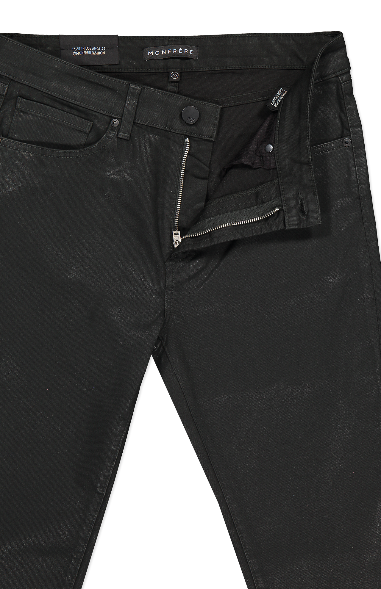 Greyson Skinny Fit Coated Malachite Jeans (6941018128499)