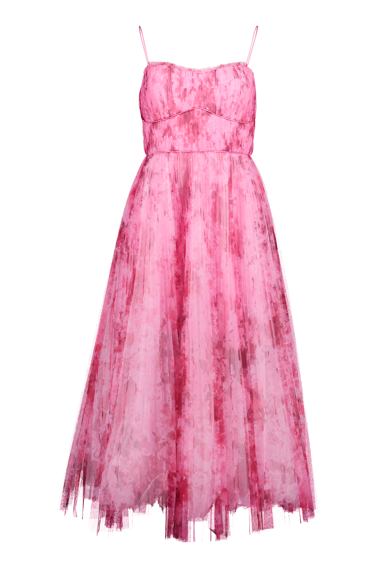 Sleeveless Tulle Long Dress (7086711570547)