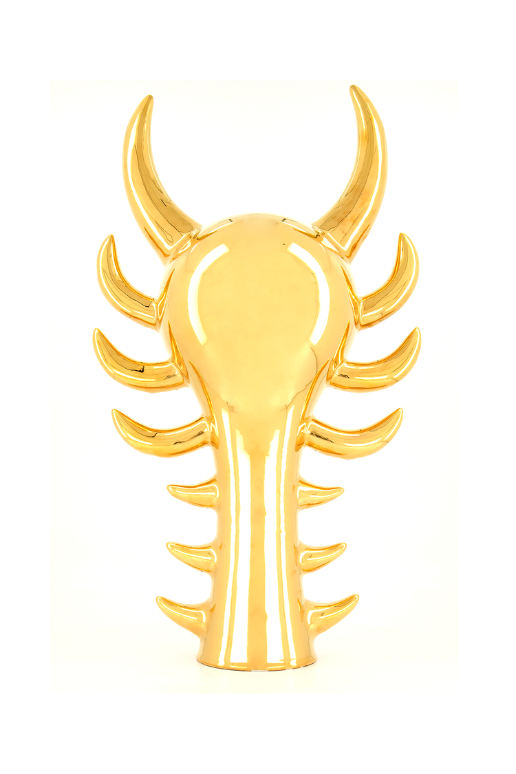 Medium Gold Horned Vessel (4582718472307)