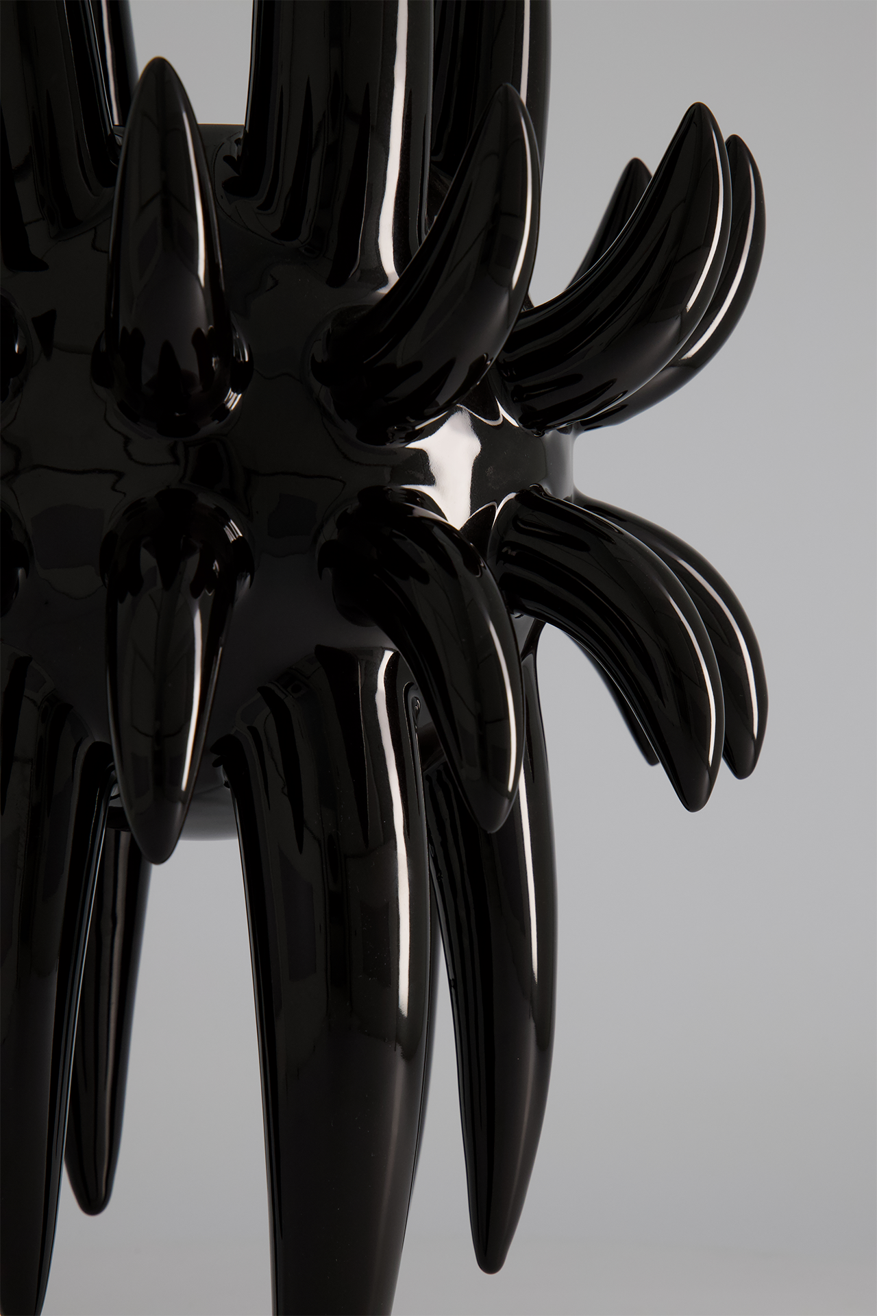 Medium Black Horned Vessel (4582718341235)